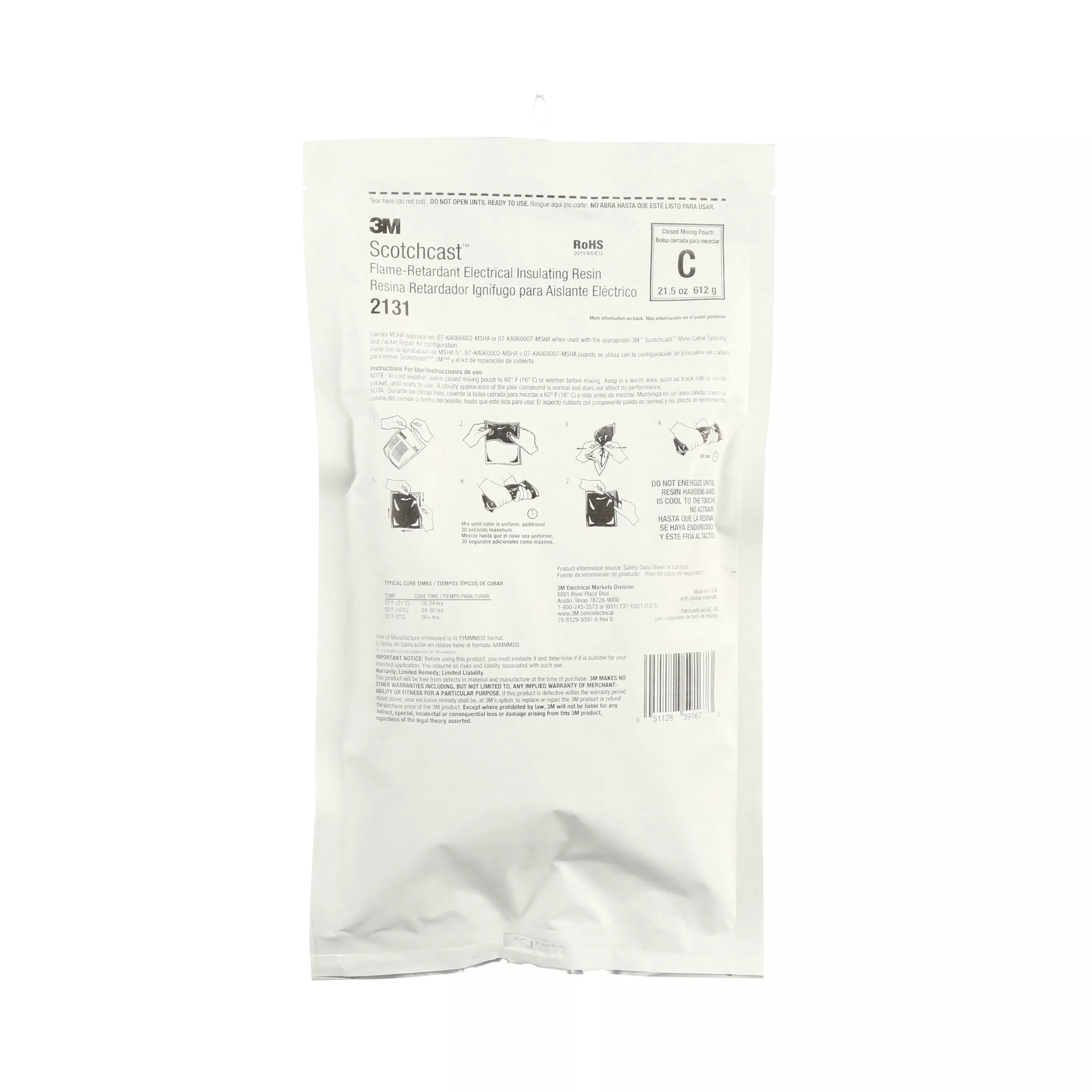 SKU 7000031844 | 3M™ Scotchcast™ Resin bag SC 2131