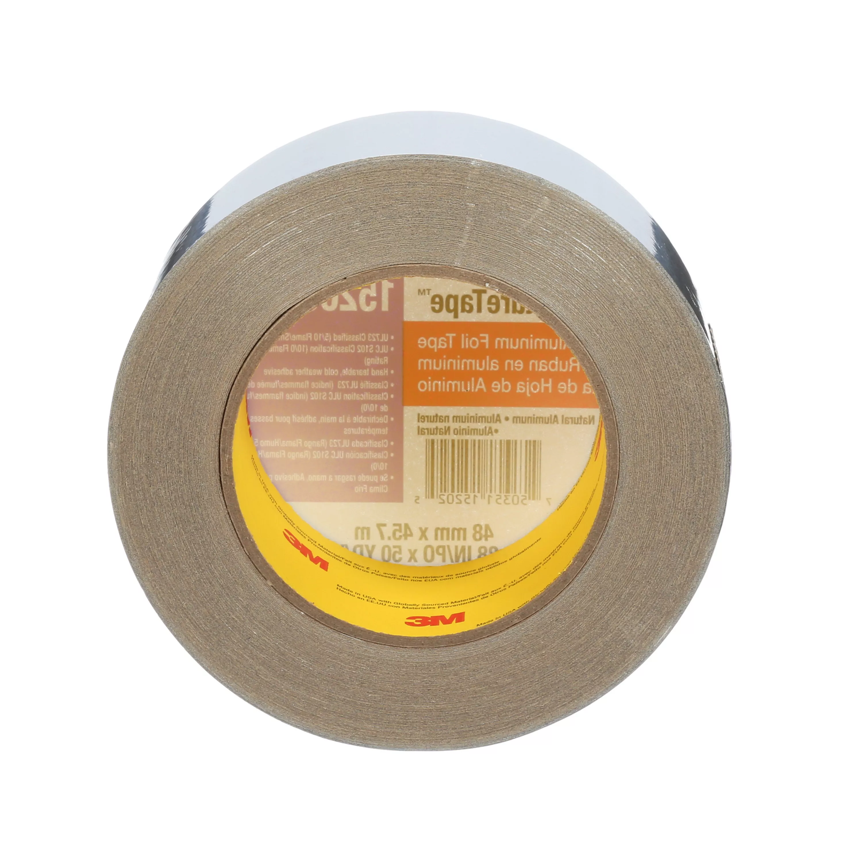 SKU 7100043715 | 3M™ Venture Tape™ Aluminum Foil Tape 1520CW