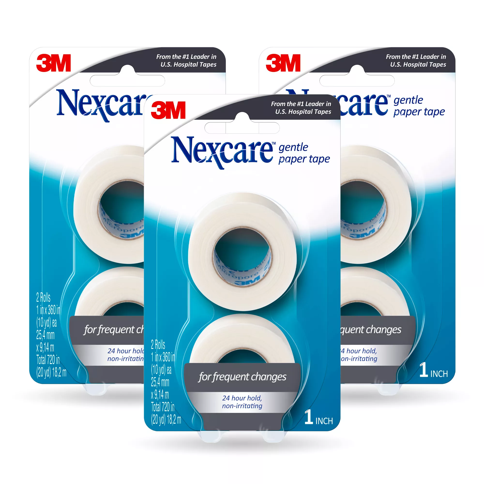 SKU 7100264576 | Nexcare™ Gentle Paper First Aid Tape 781-6PK-SIOC