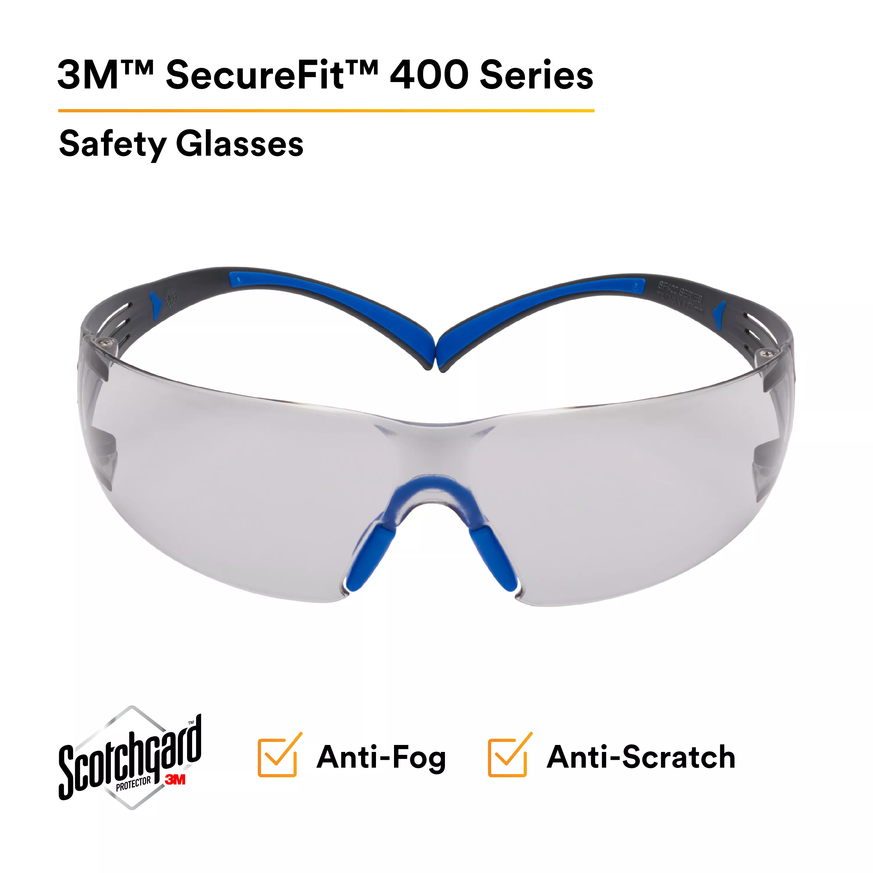 UPC 50051131277293 | 3M™ SecureFit™ Safety Glasses SF407SGAF-BLU