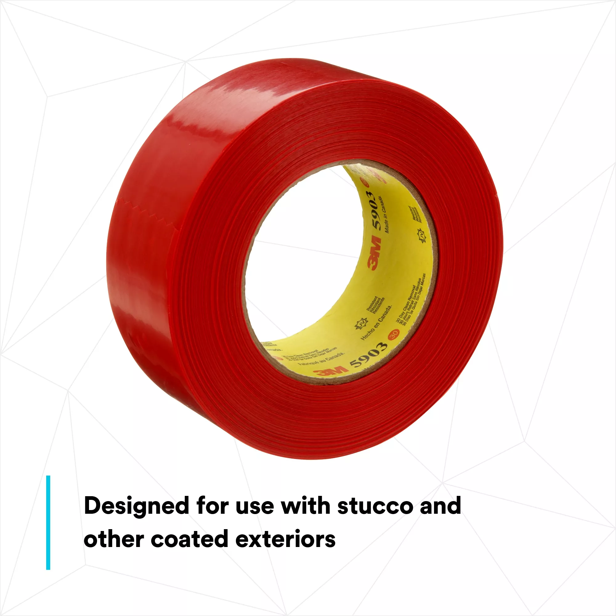 SKU 7000049309 | 3M™ Outdoor Masking Poly Tape 5903