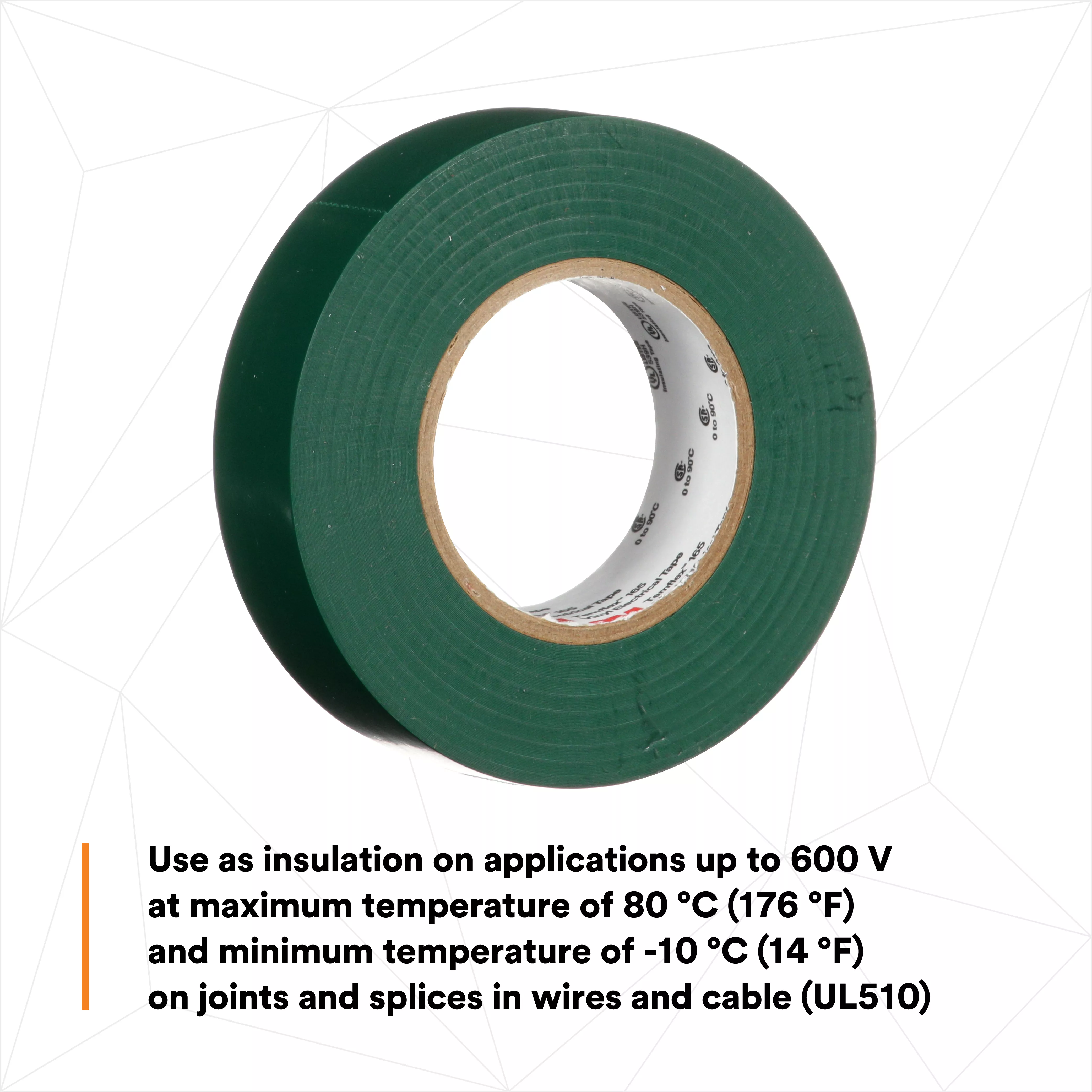 SKU 7100169430 | 3M™ Temflex™ Vinyl Electrical Tape 165