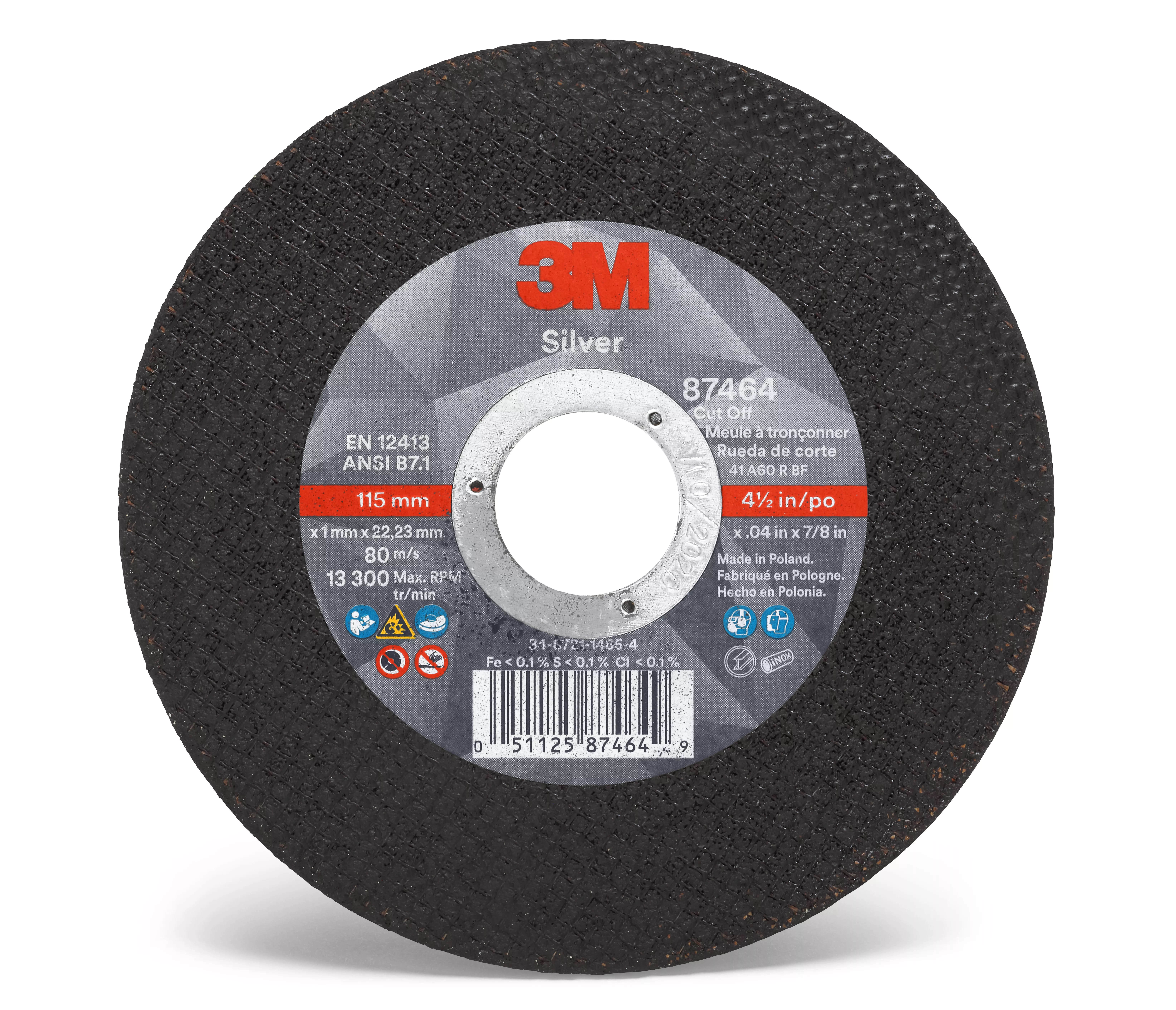 UPC 00051125874649 | 3M™ Silver Cut-Off Wheel