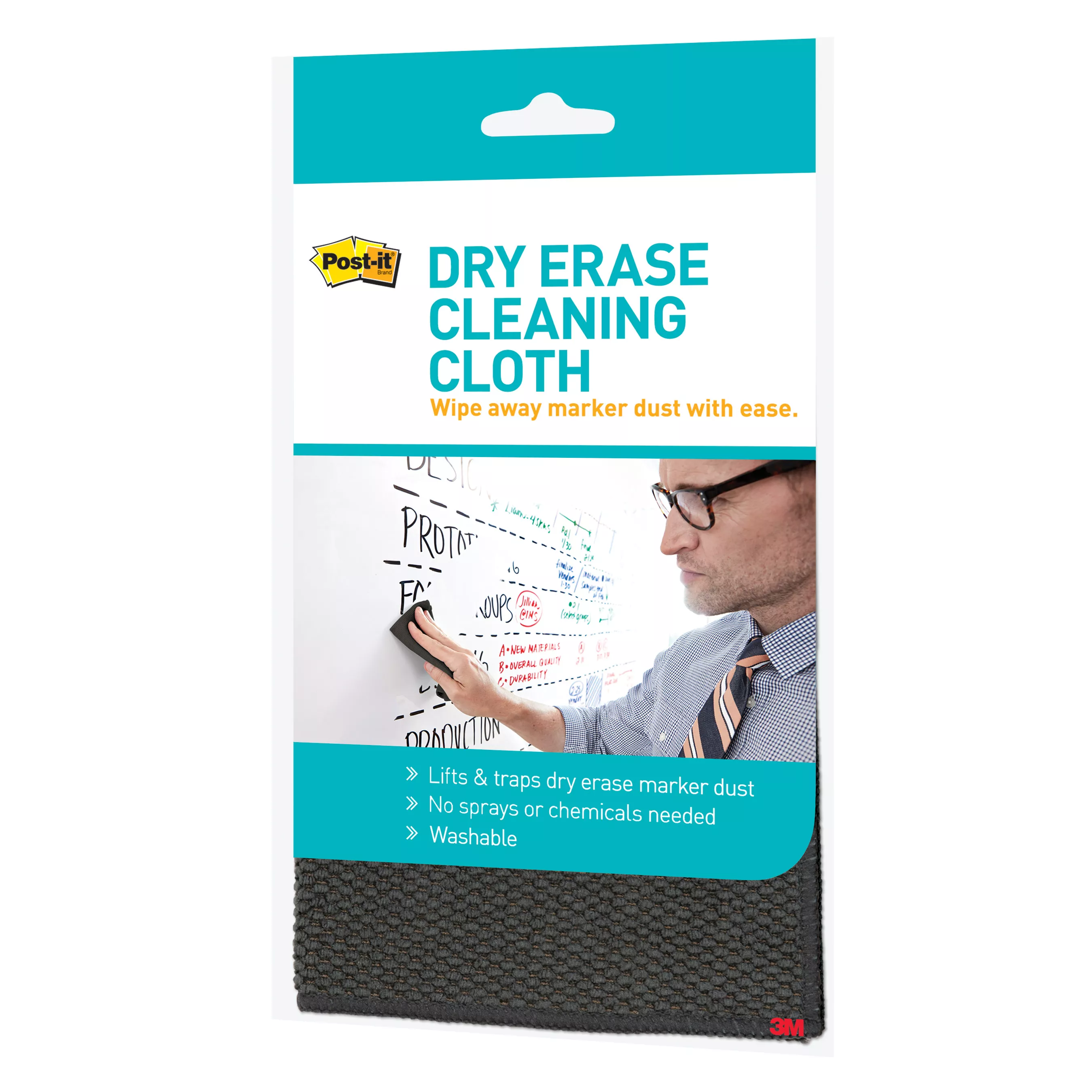 SKU 7100199897 | Post-it® Dry Erase Cleaning Cloth DEFCLOTH