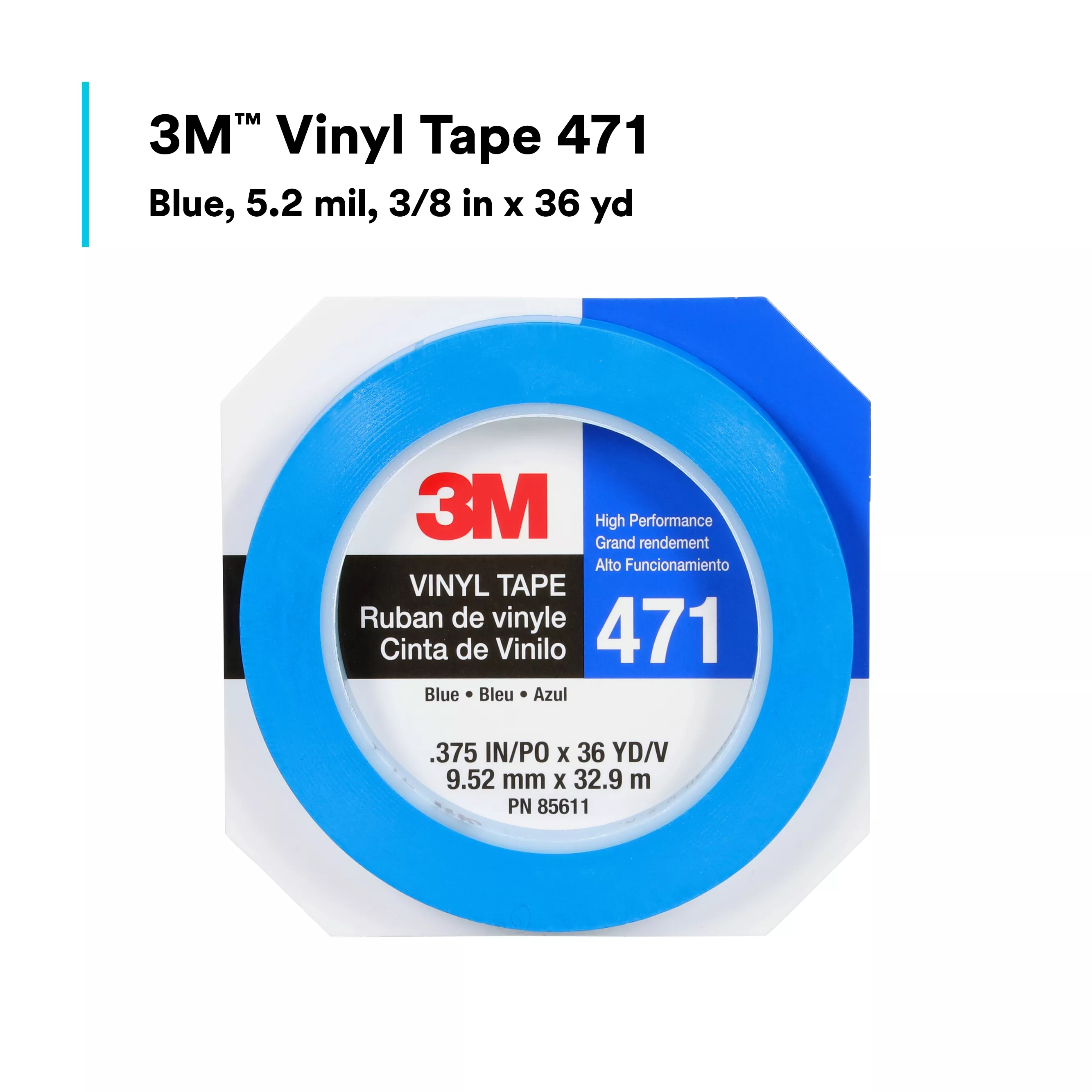 SKU 7100049359 | 3M™ Vinyl Tape 471