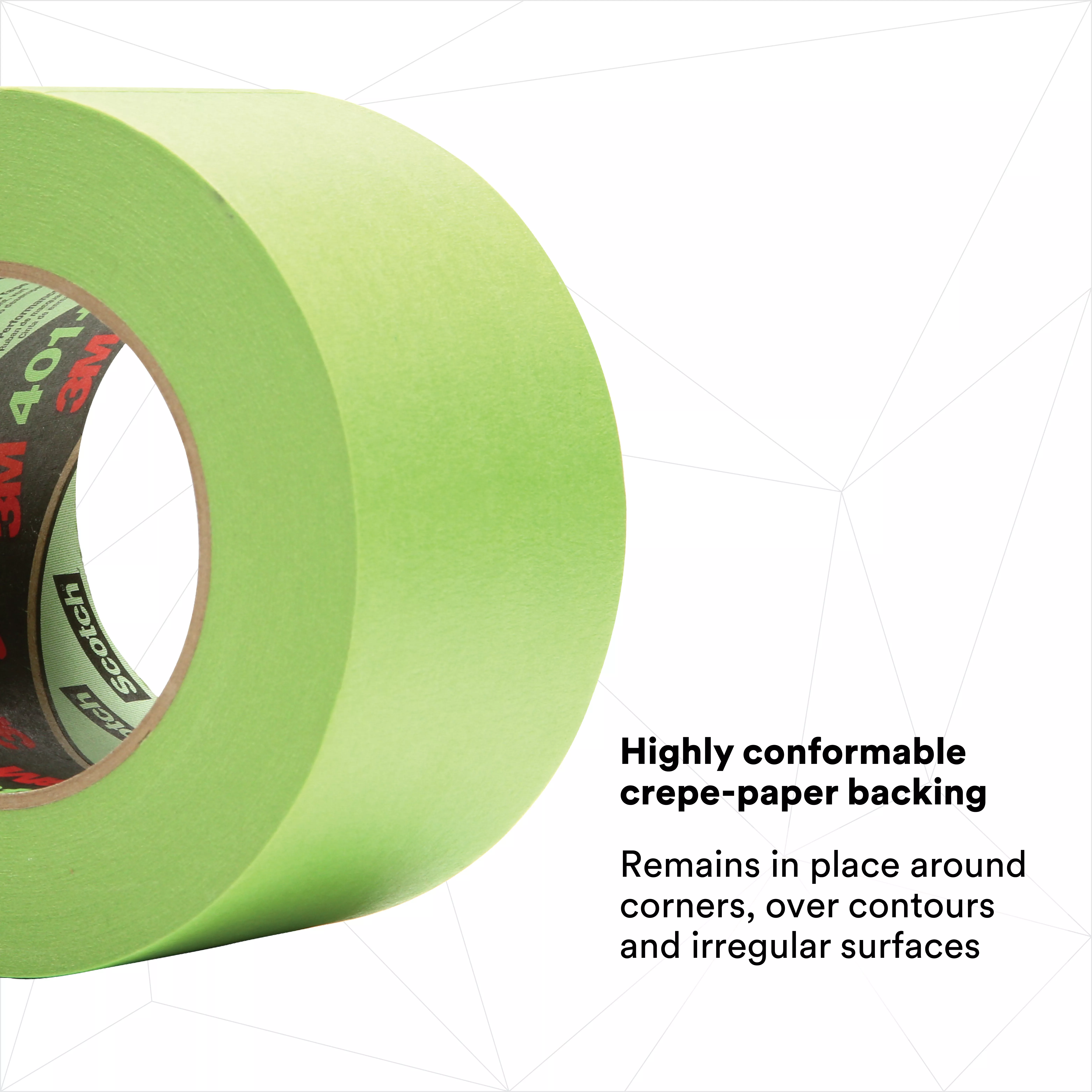 SKU 7000124899 | 3M™ High Performance Green Masking Tape 401+