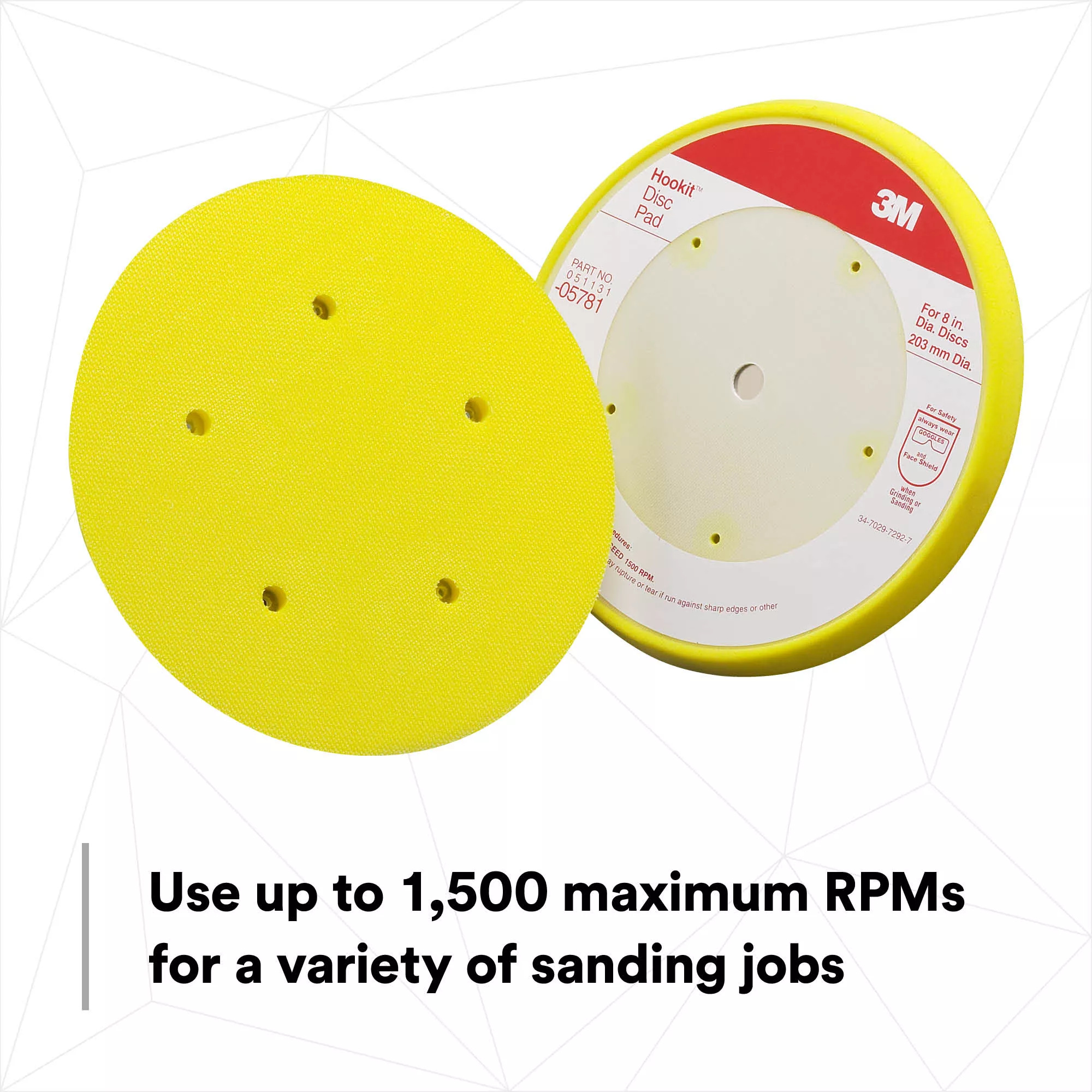 SKU 7000119810 | 3M™ Hookit™ Abrasive Disc Pad 05781