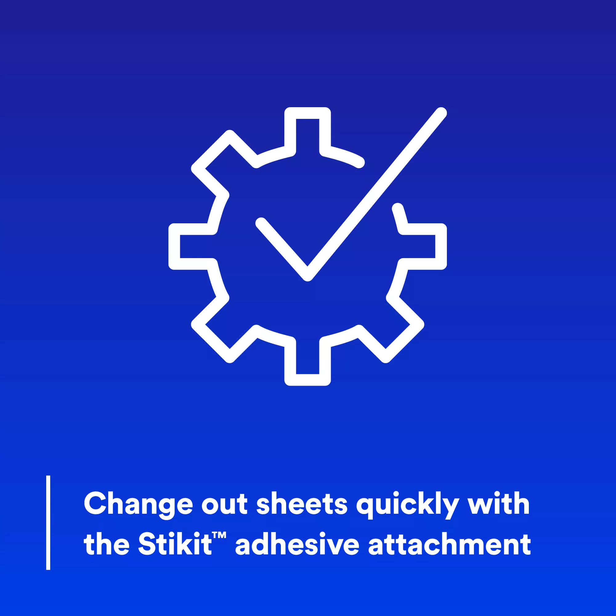 SKU 7100098207 | 3M™ Stikit™ Blue Abrasive Sheet Roll 321U