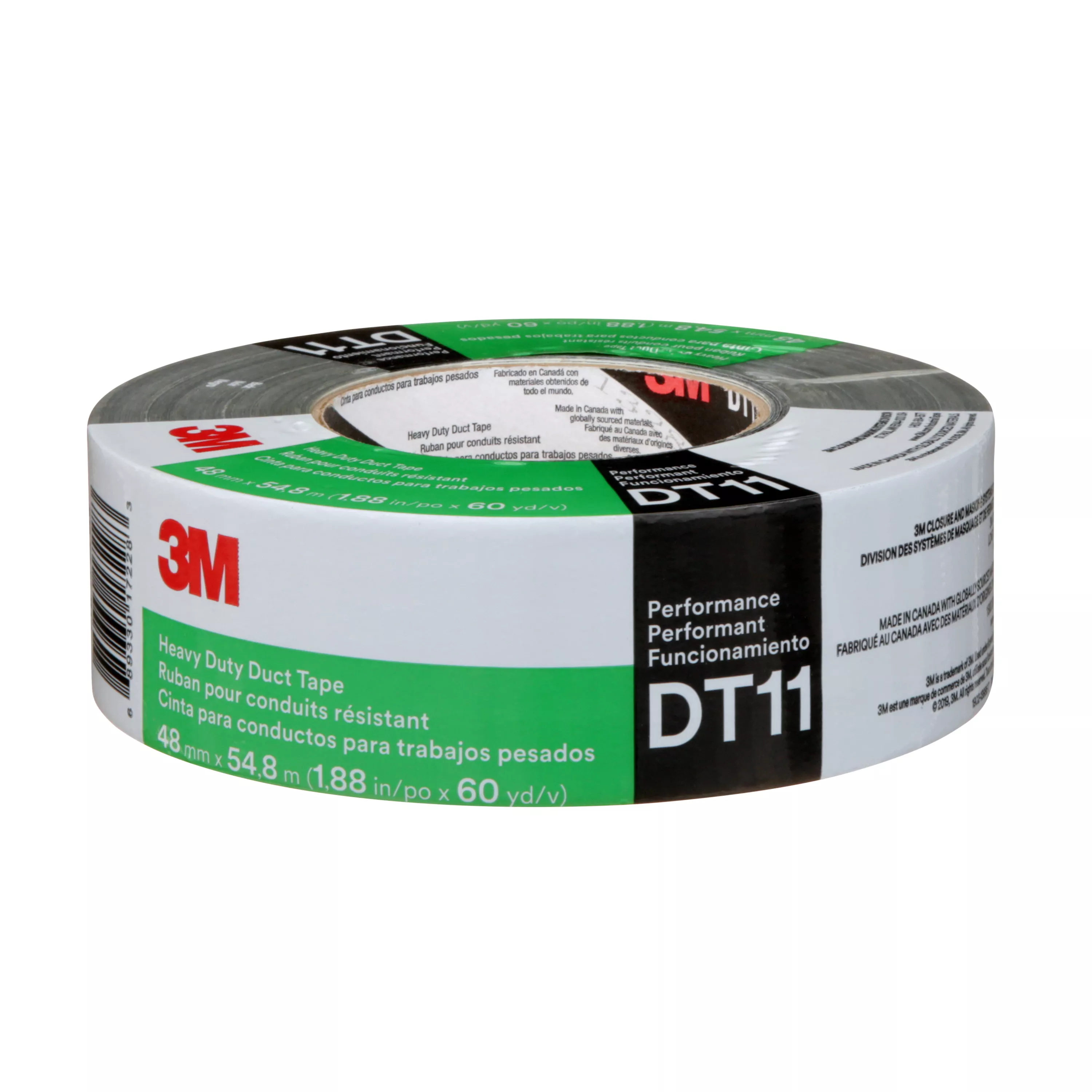 SKU 7100158377 | 3M™ Heavy Duty Duct Tape DT11