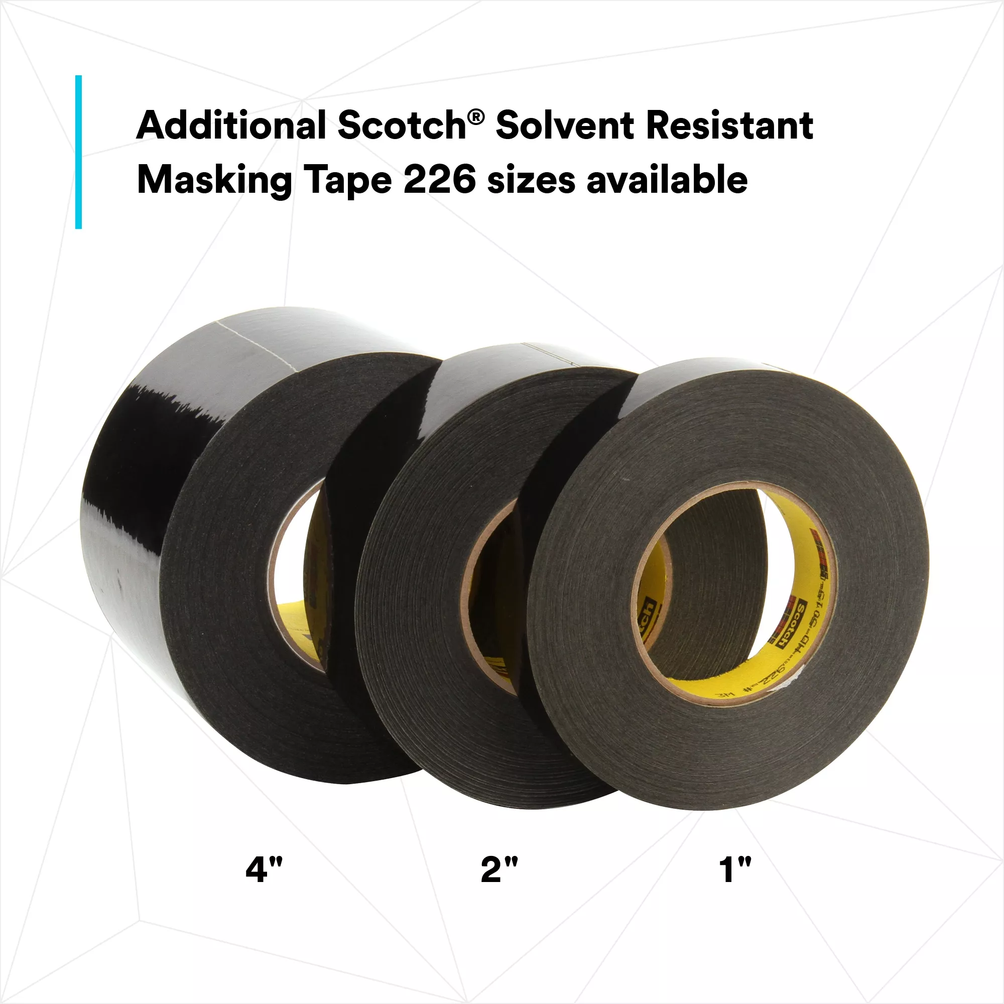 SKU 7010373601 | Scotch® Solvent Resistant Masking Tape 226