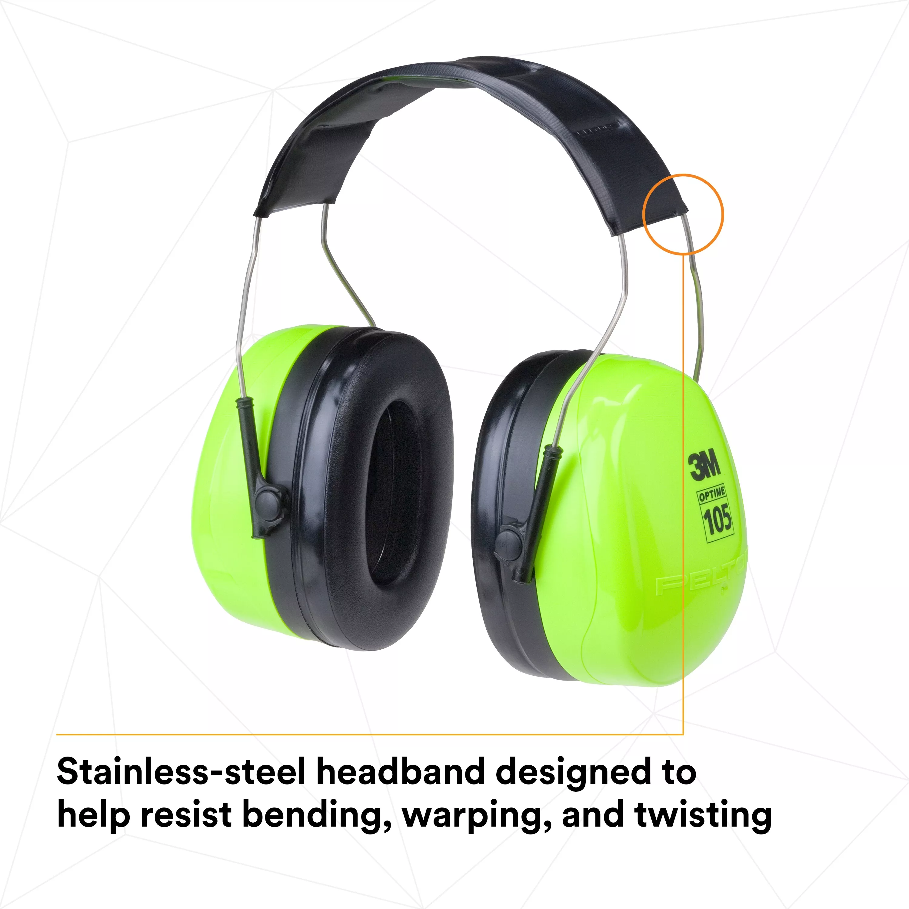 SKU 7100008764 | 3M™ PELTOR™ Optime™ 105 Earmuffs H10A HV