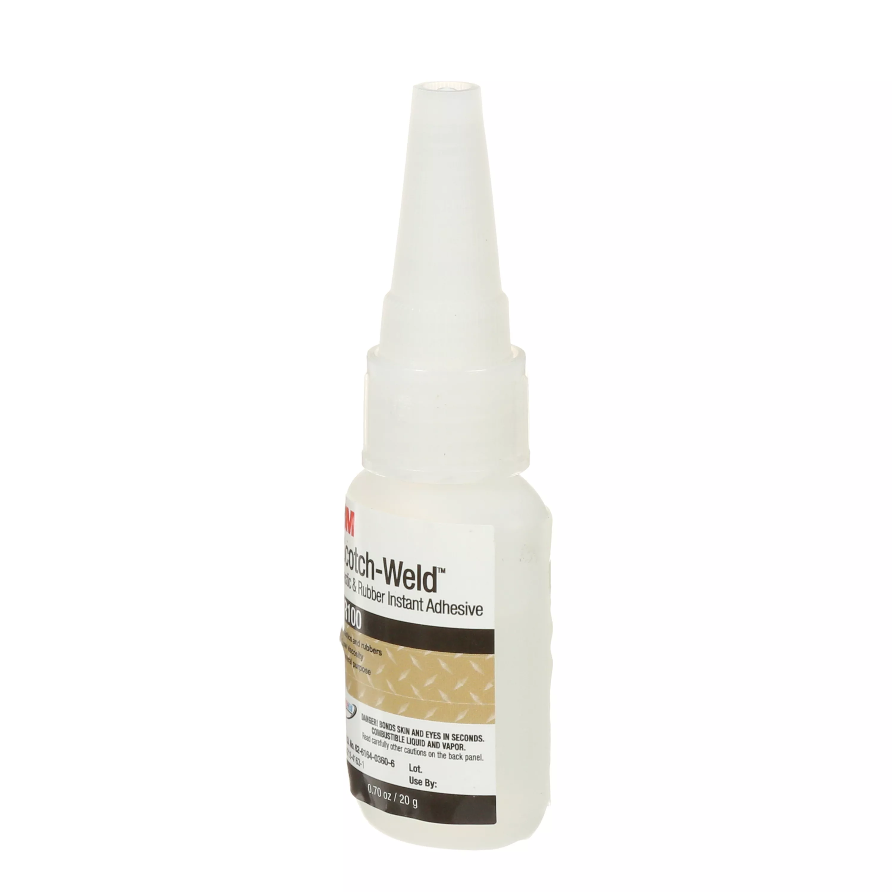 SKU 7100039259 | 3M™ Scotch-Weld™ Plastic & Rubber Instant Adhesive PR100