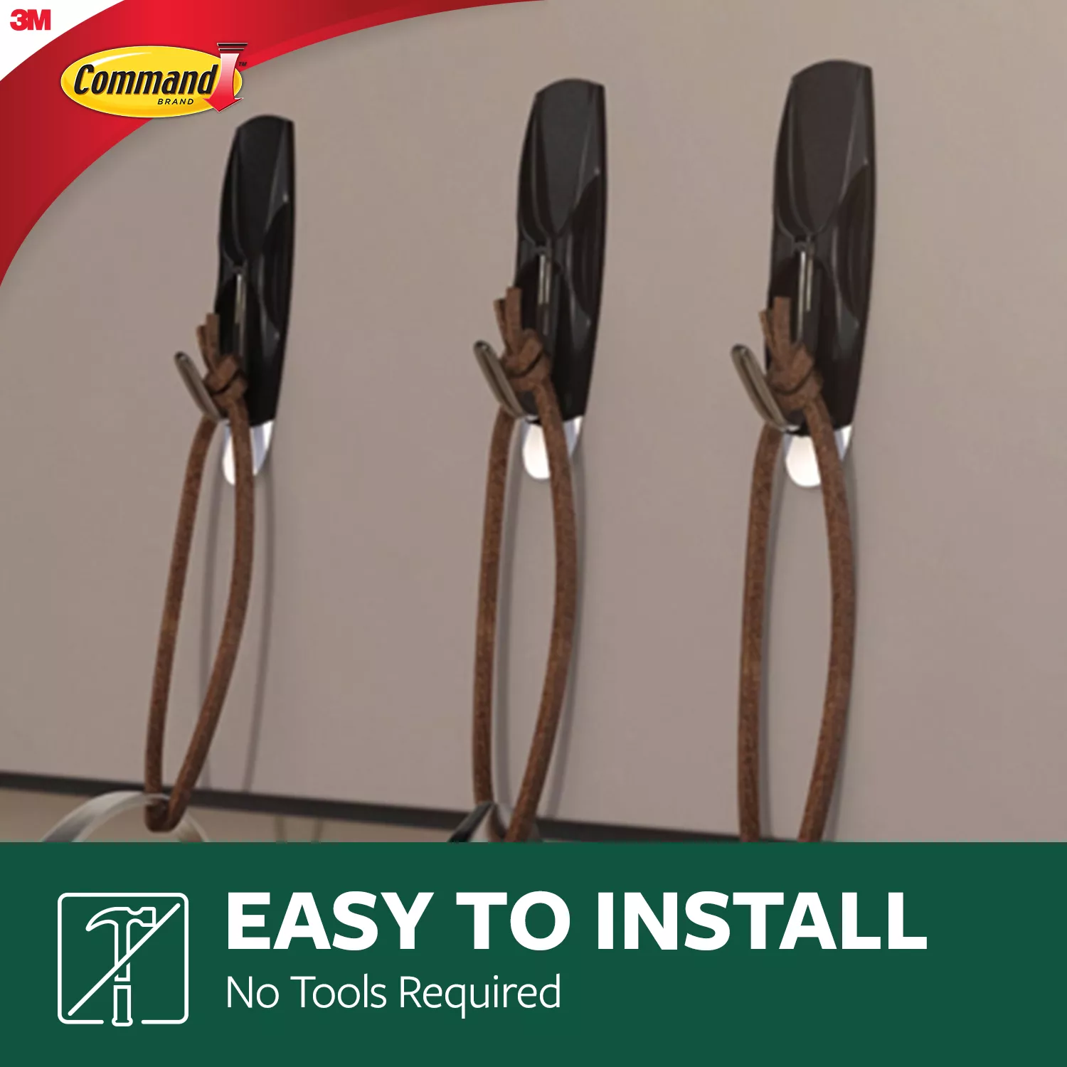 SKU 7100084085 | Command™ Outdoor Stainless Steel Wire Hooks 17065S-AWES