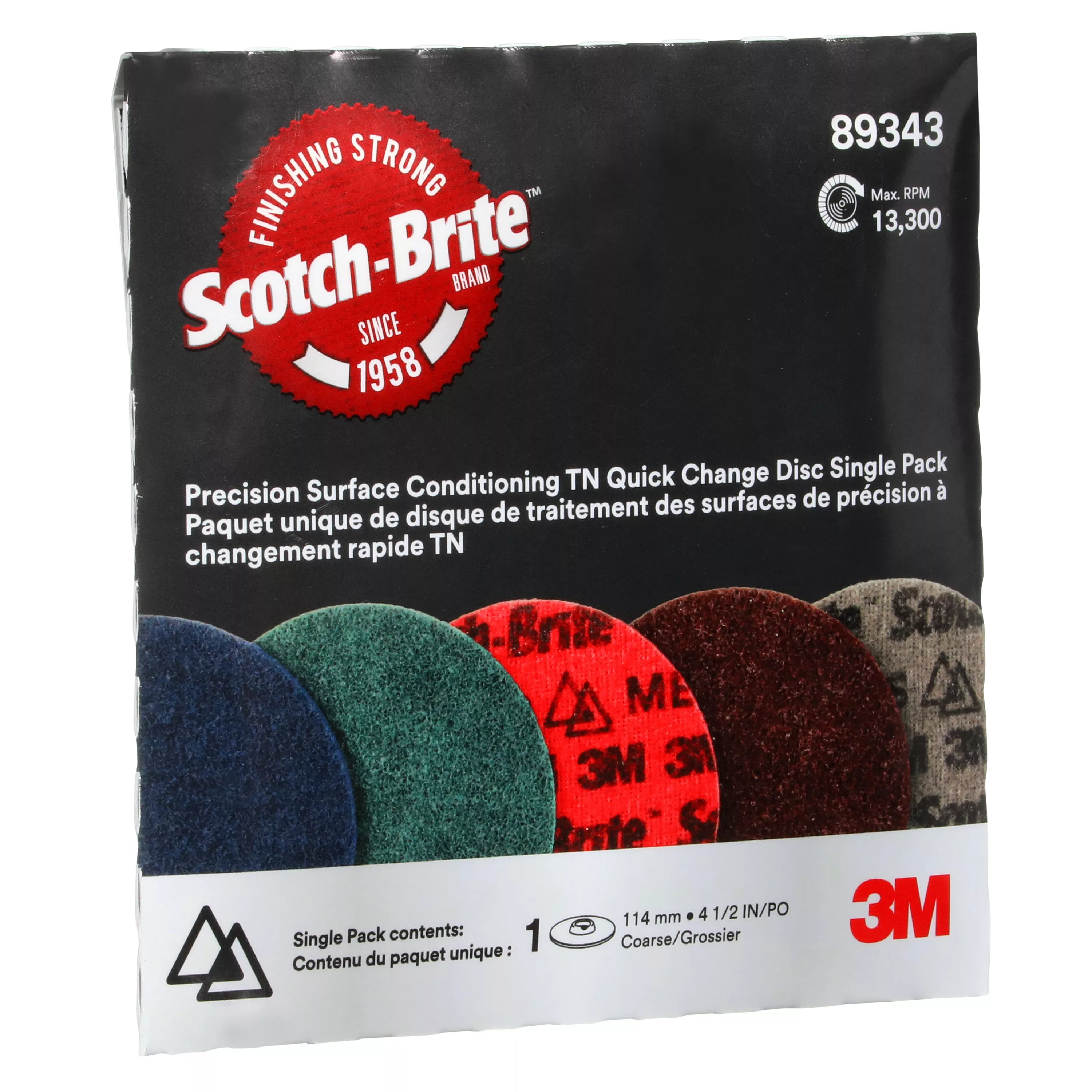 SKU 7100274539 | Scotch-Brite™ Precision Surface Conditioning TN Quick Change Disc