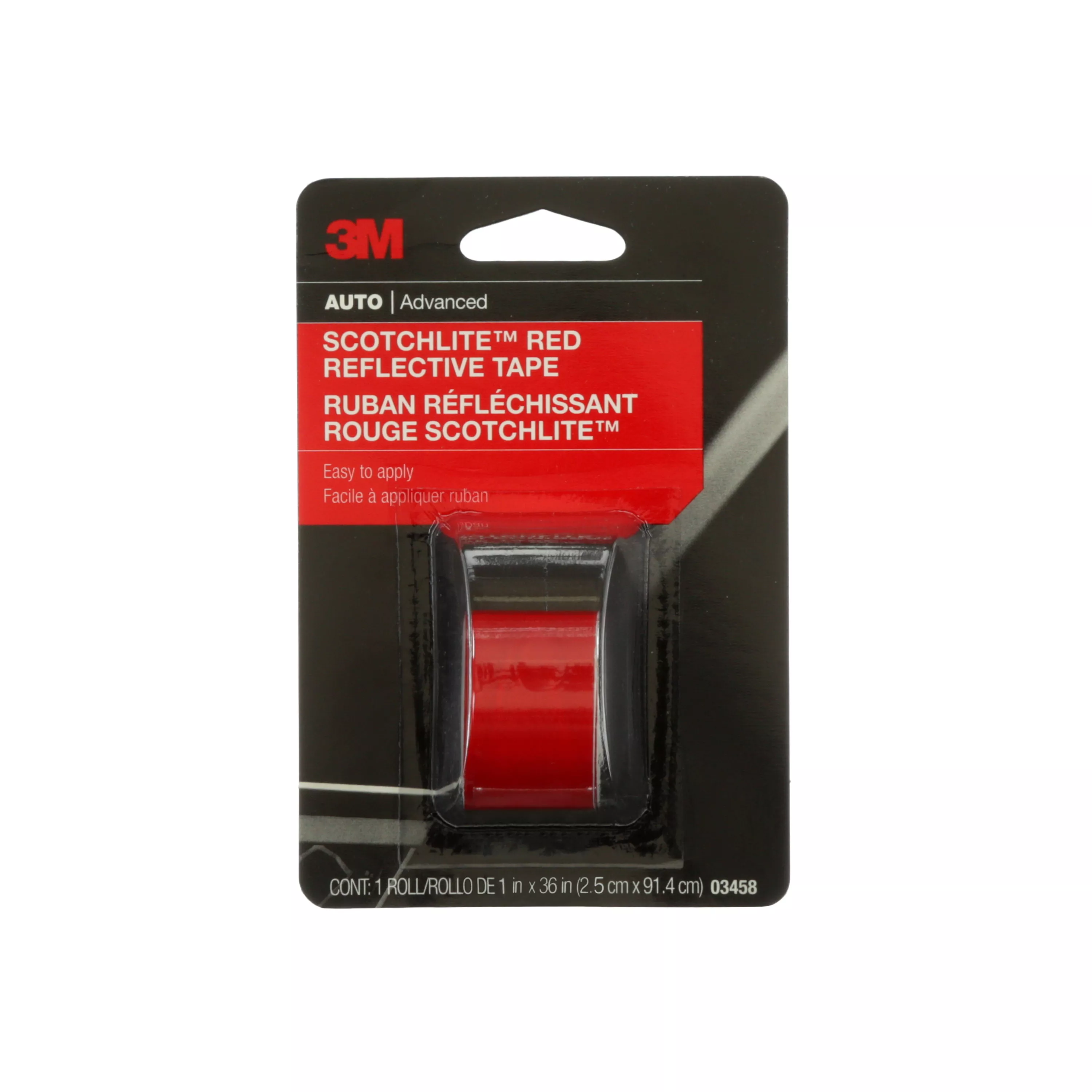 3M™ Scotchlite™ Reflective Tape, 03458, 1 in x 36 in, 24 per case