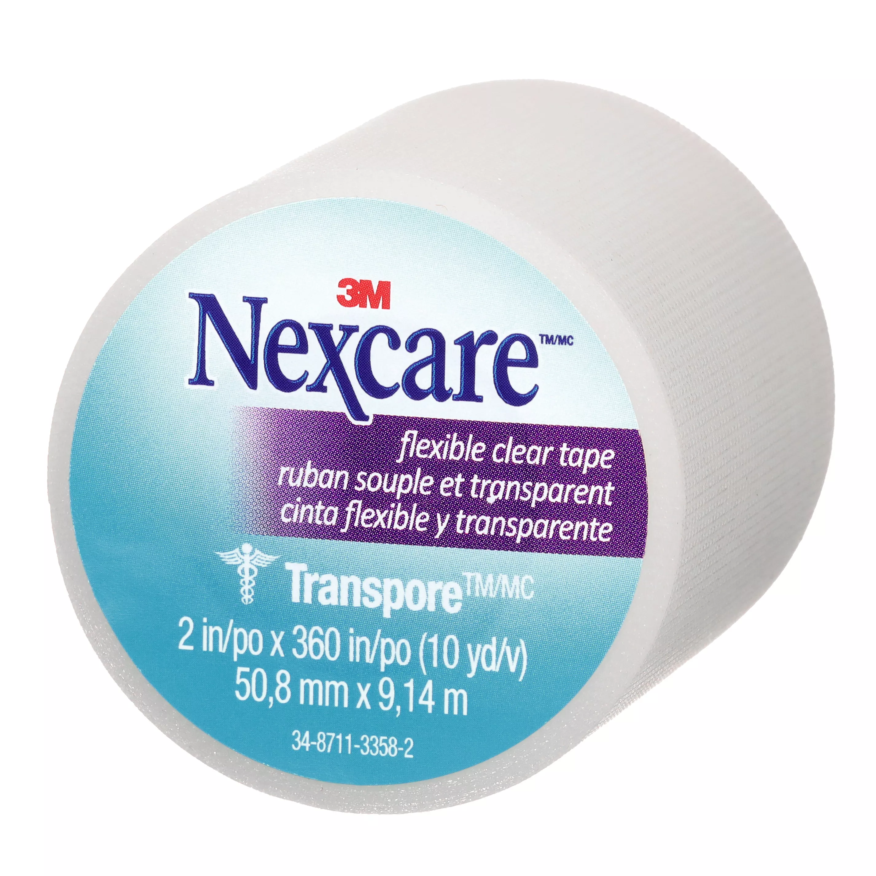 UPC 00051131566613 | Nexcare™ Transpore™ Flexible Clear First Aid Tape 527-P2