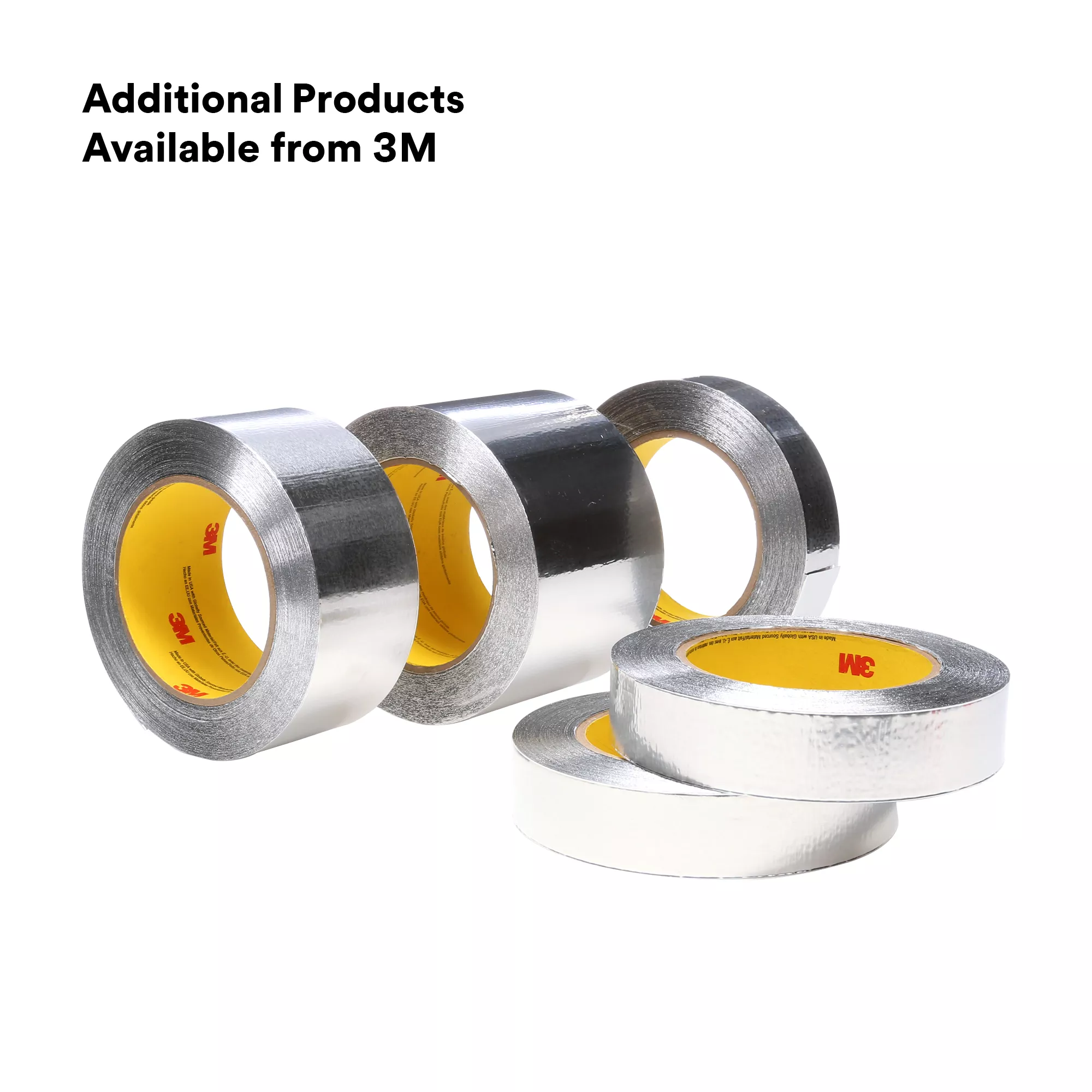 SKU 7000122329 | 3M™ Aluminum Foil Tape 34383