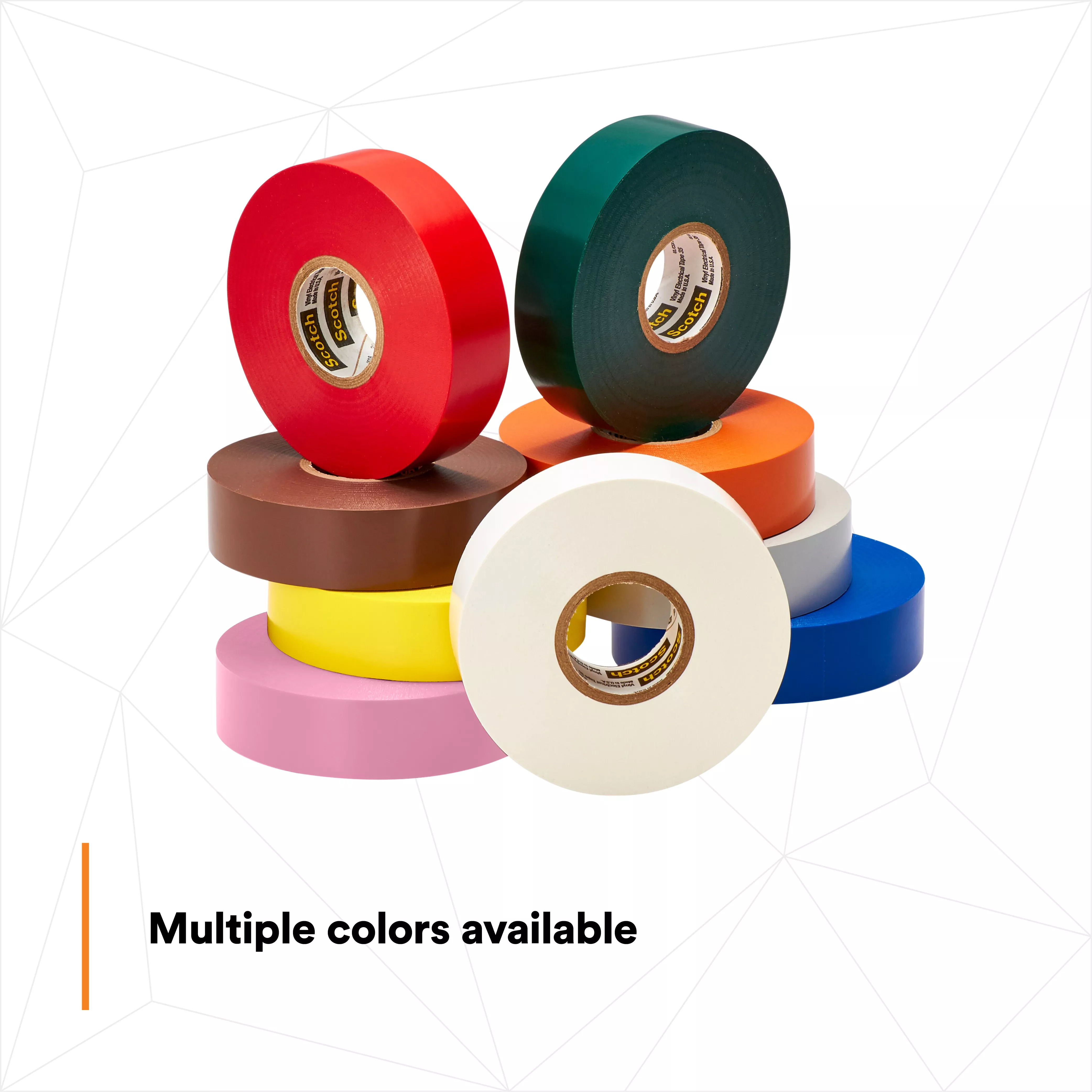 SKU 7010411602 | Scotch® Vinyl Color Coding Electrical Tape 35