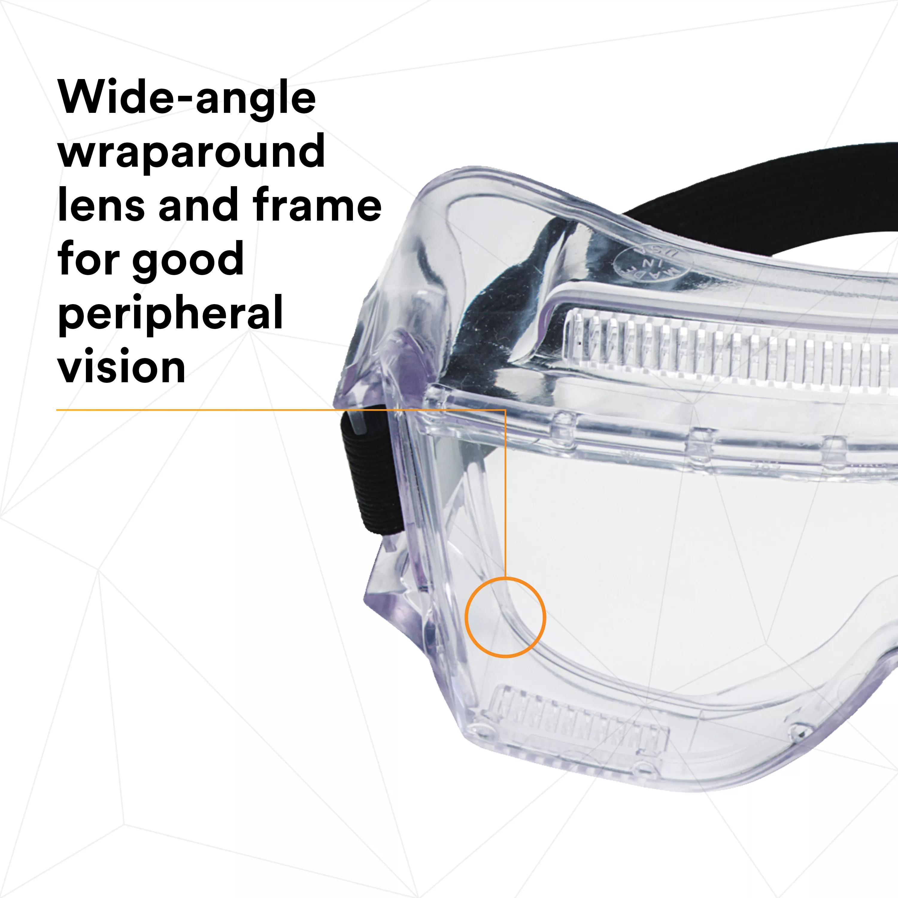 SKU 7100009575 | 3M™ Centurion™ Impact Safety Goggles 452AF