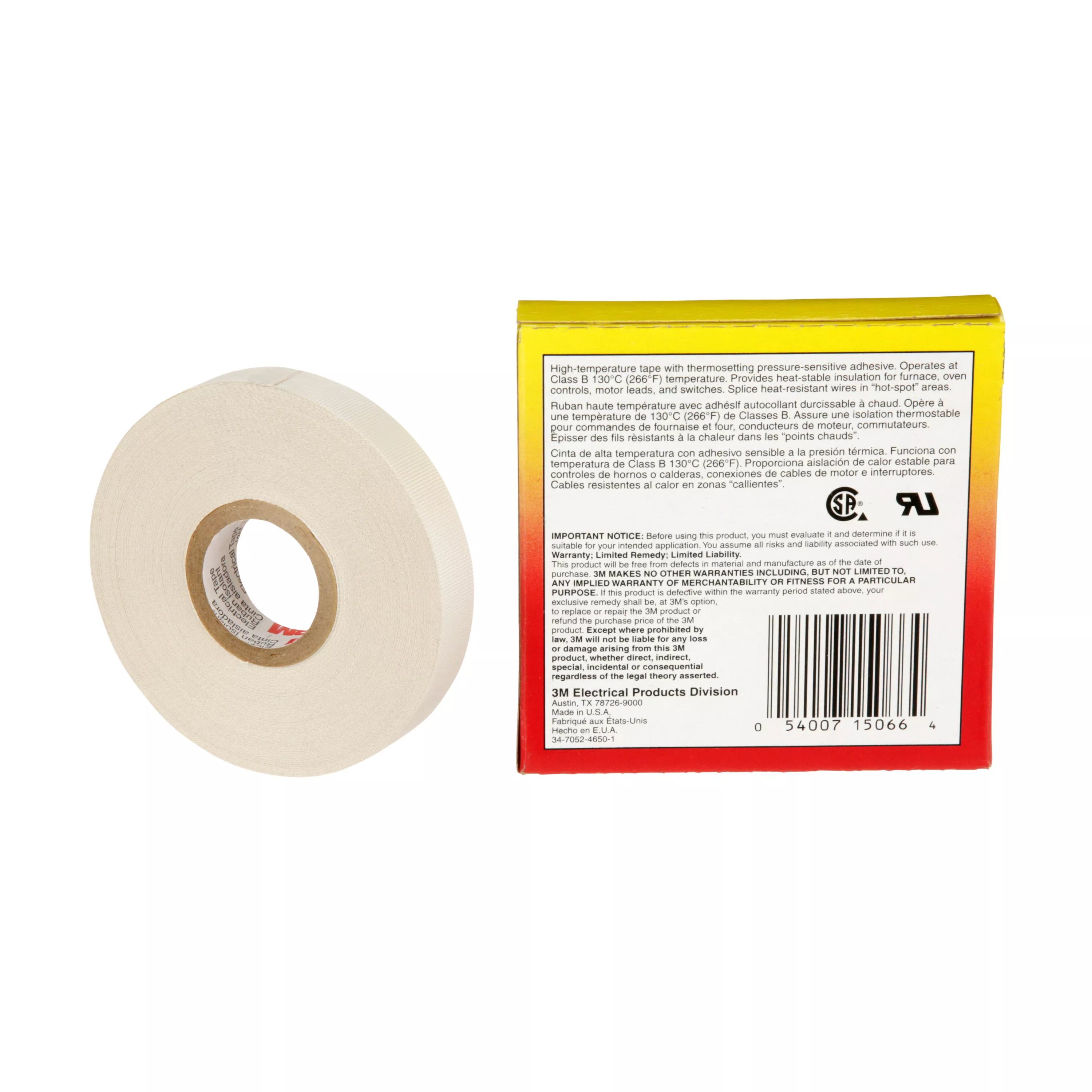 SKU 7000005814 | 3M™ Glass Cloth Electrical Tape 27