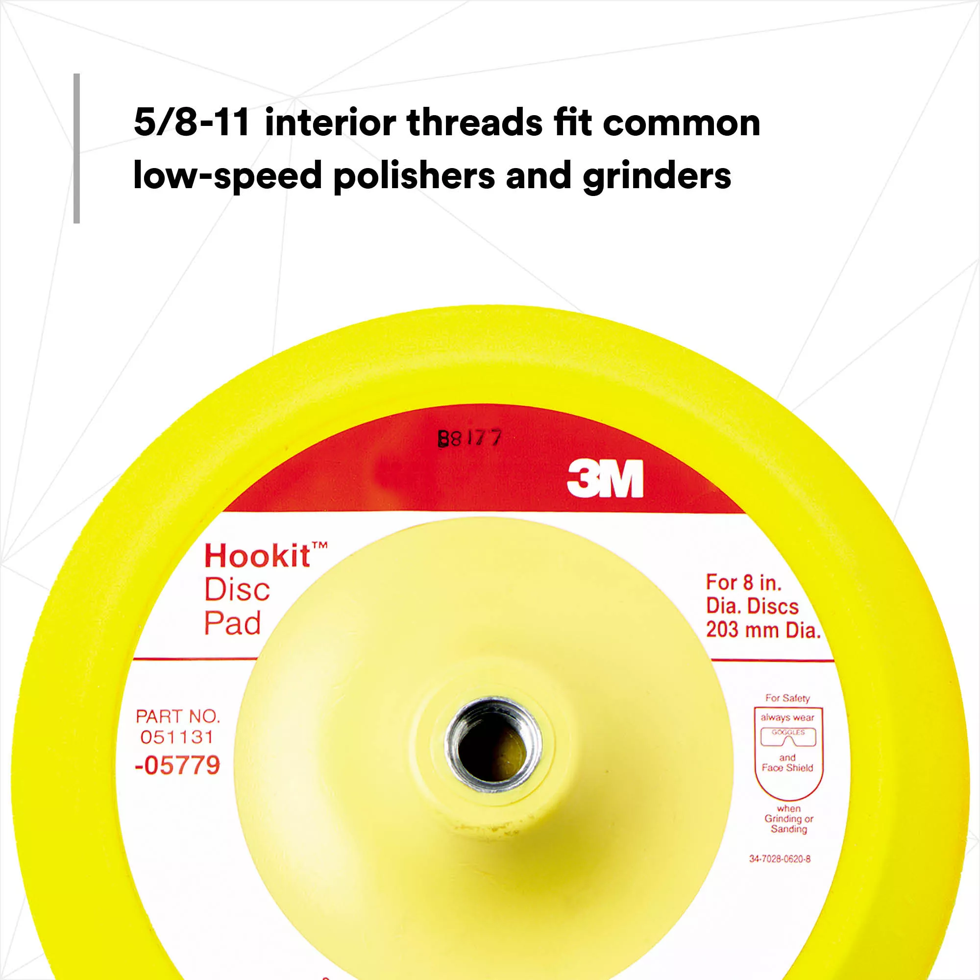 SKU 7000045671 | 3M™ Hookit™ Abrasive Disc Pad 05779