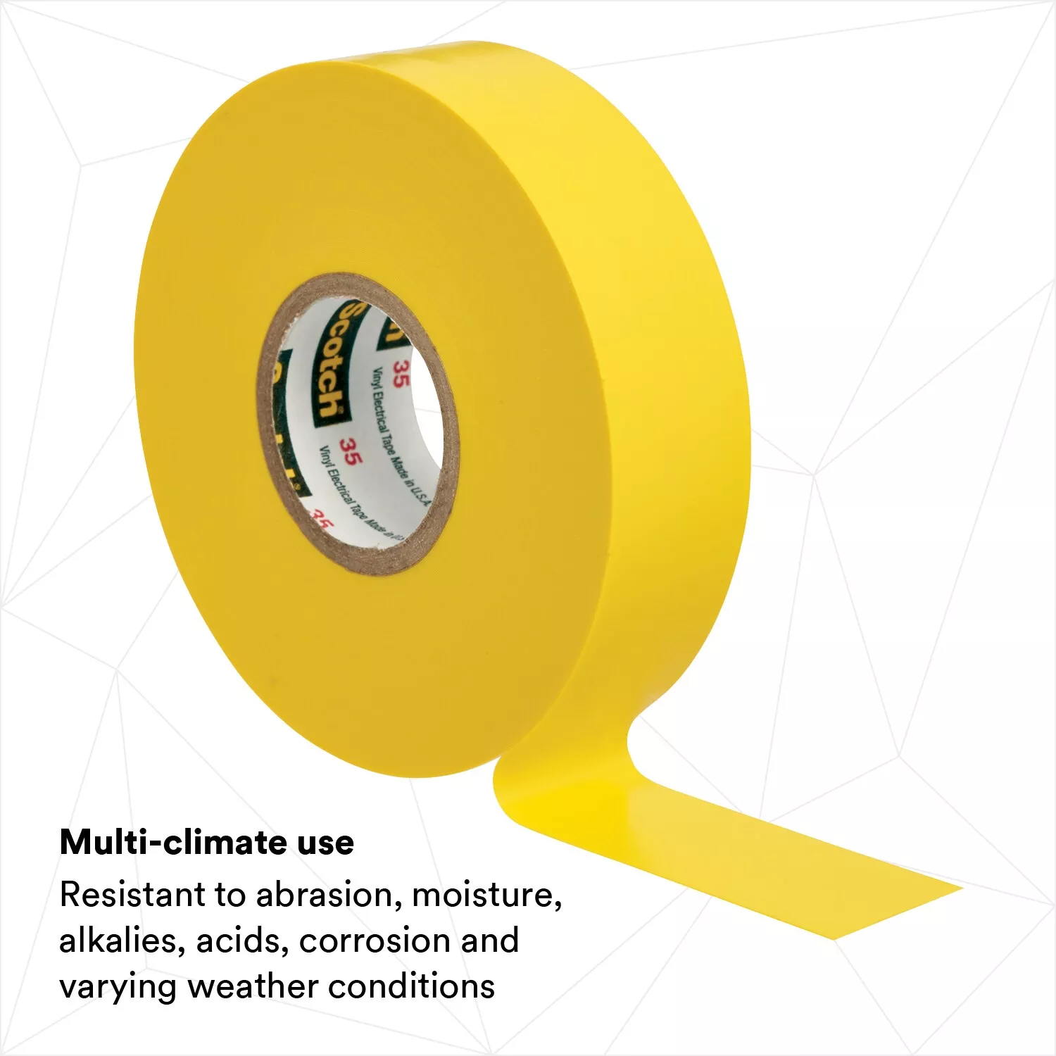 SKU 7000006096 | Scotch® Vinyl Color Coding Electrical Tape 35