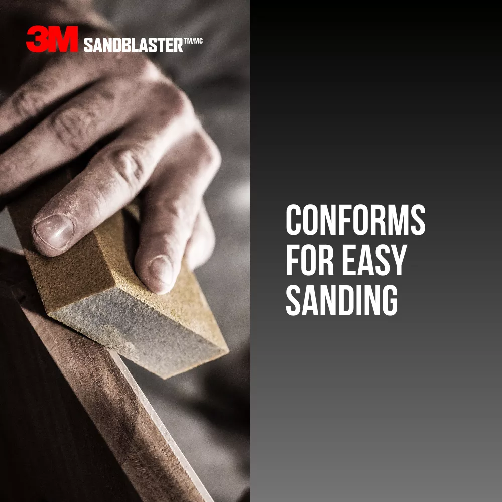 SKU 7100268068 | 3M™ SandBlaster™ Advanced Sanding Sanding Sponge 20909-60