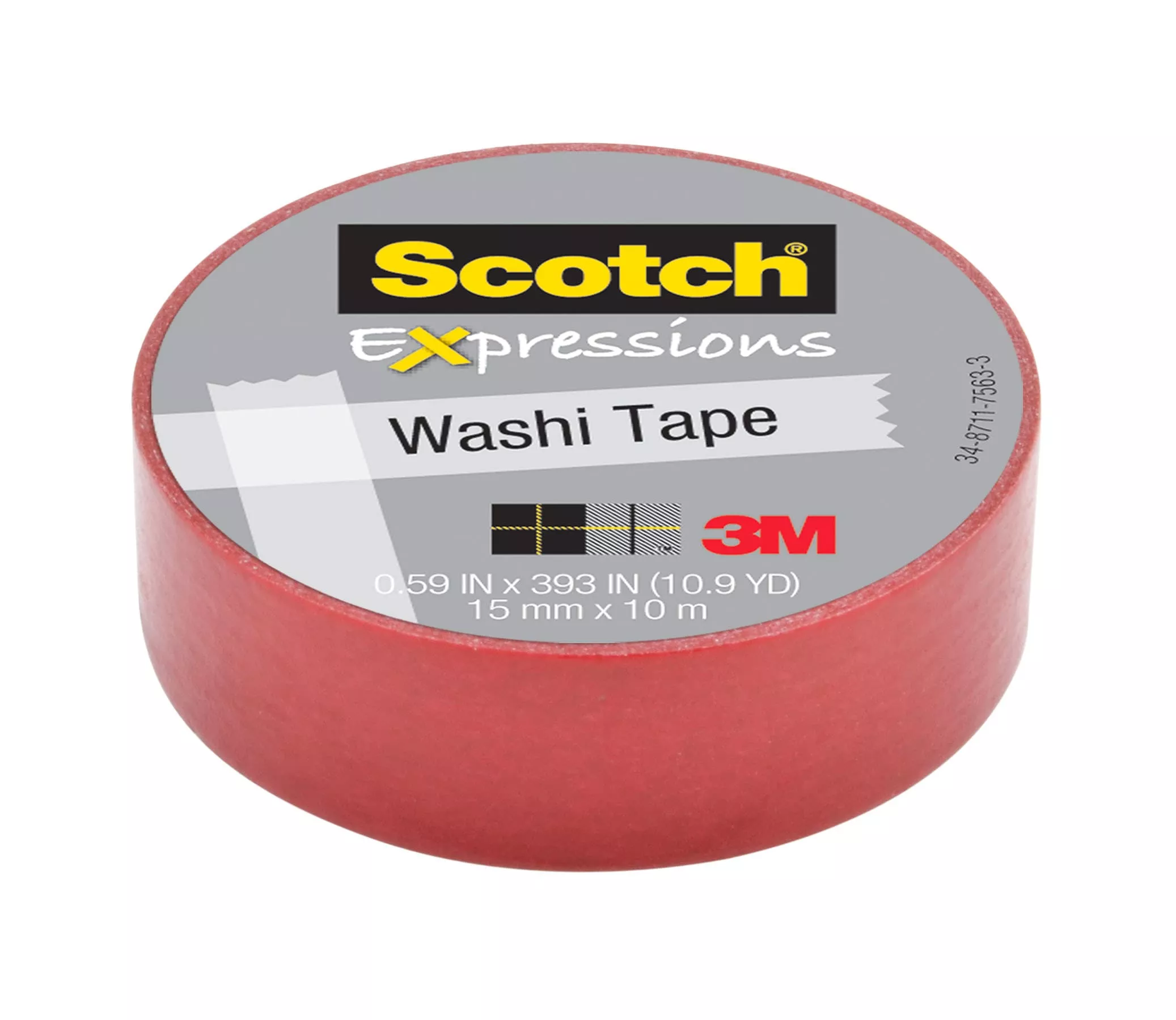 SKU 7000123220 | Scotch® Expressions Tape C314-RED