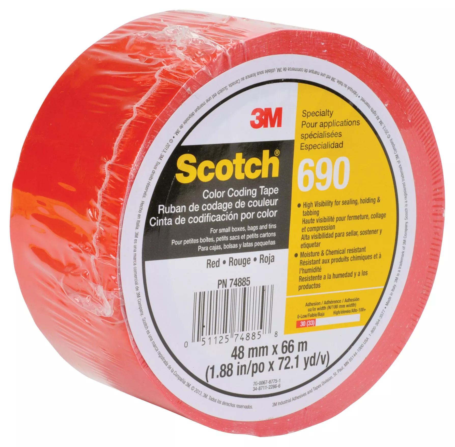 SKU 7010375597 | Scotch™ Color Coding Tape 690