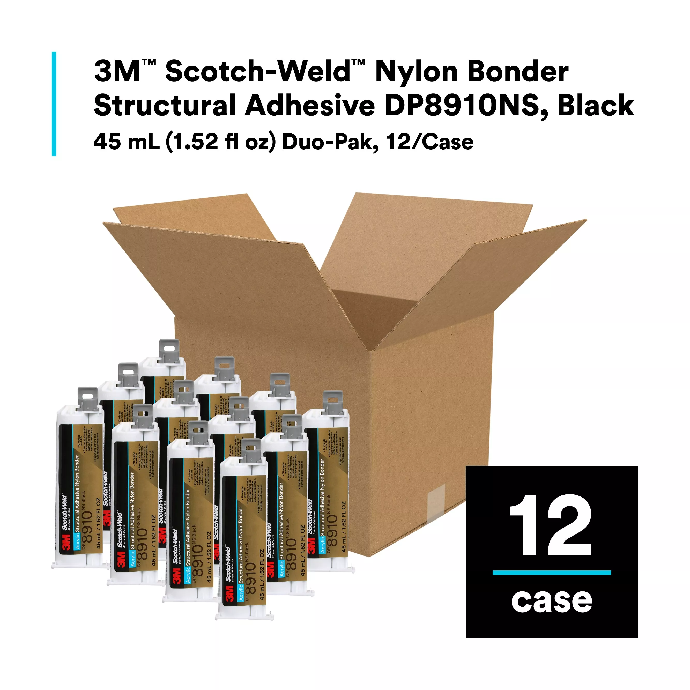 SKU 7100246046 | 3M™ Scotch-Weld™ Nylon Bonder Structural Adhesive DP8910NS