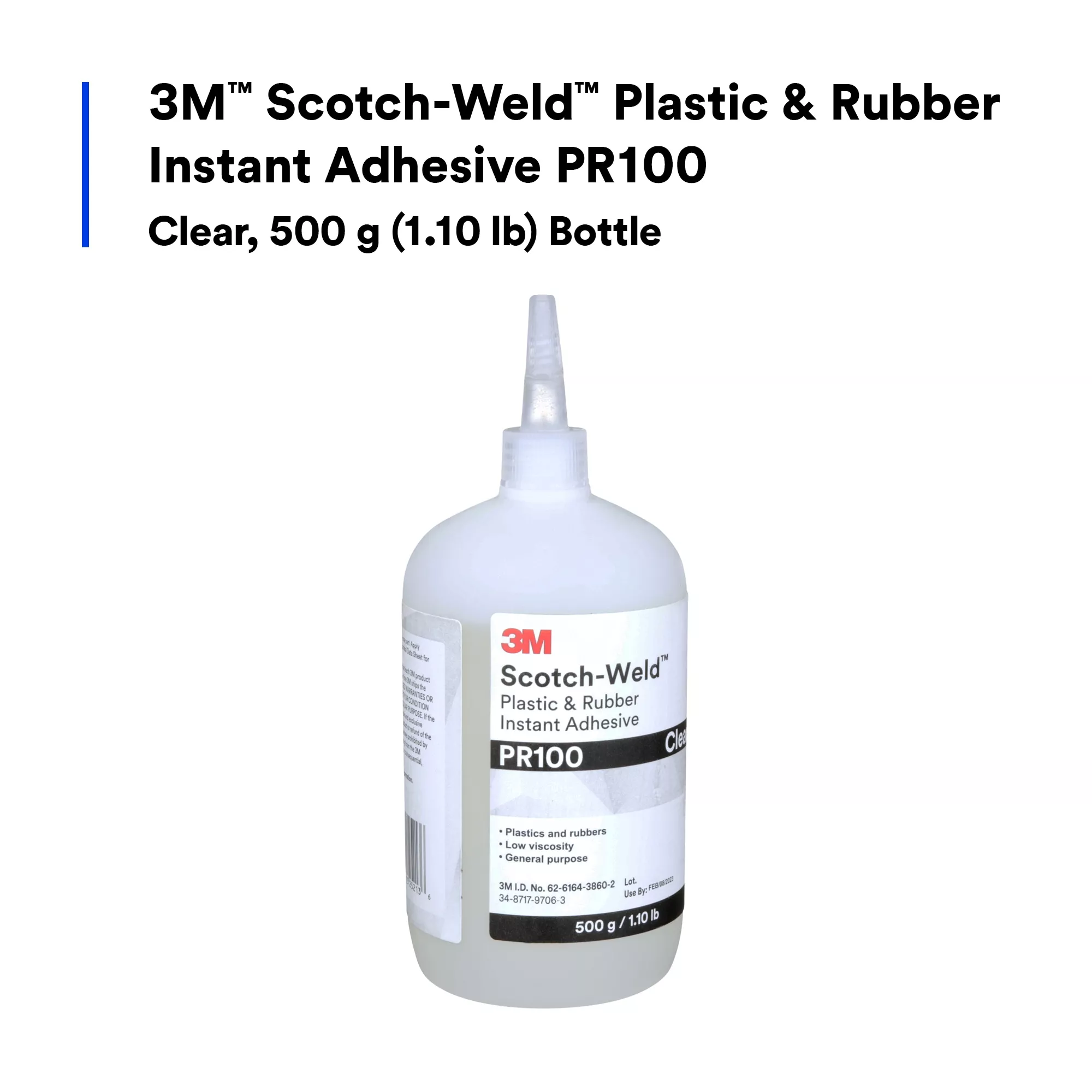 UPC 00051115252136 | 3M™ Scotch-Weld™ Plastic & Rubber Instant Adhesive PR100