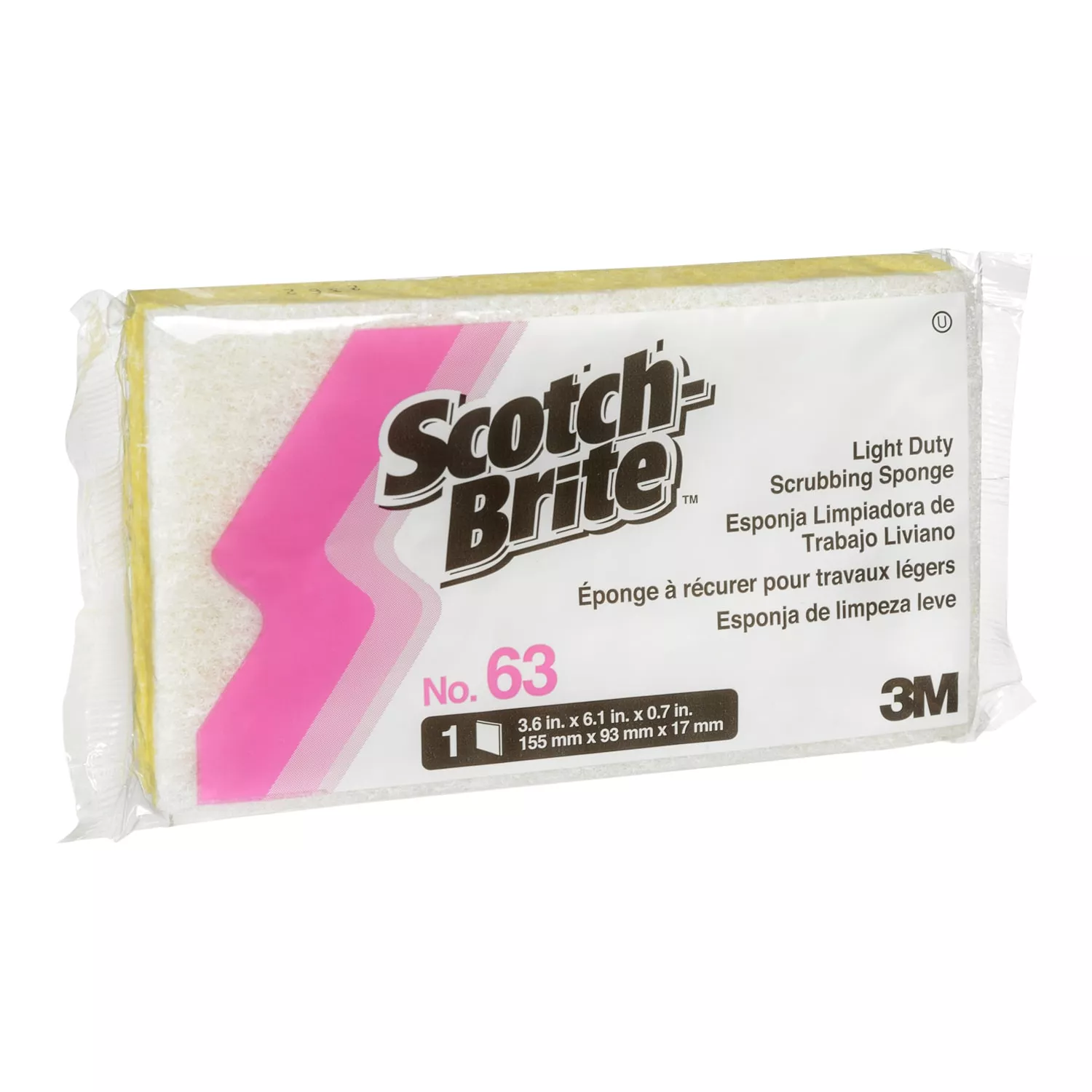 SKU 7010029000 | Scotch-Brite™ Light Duty Scrub Sponge 63