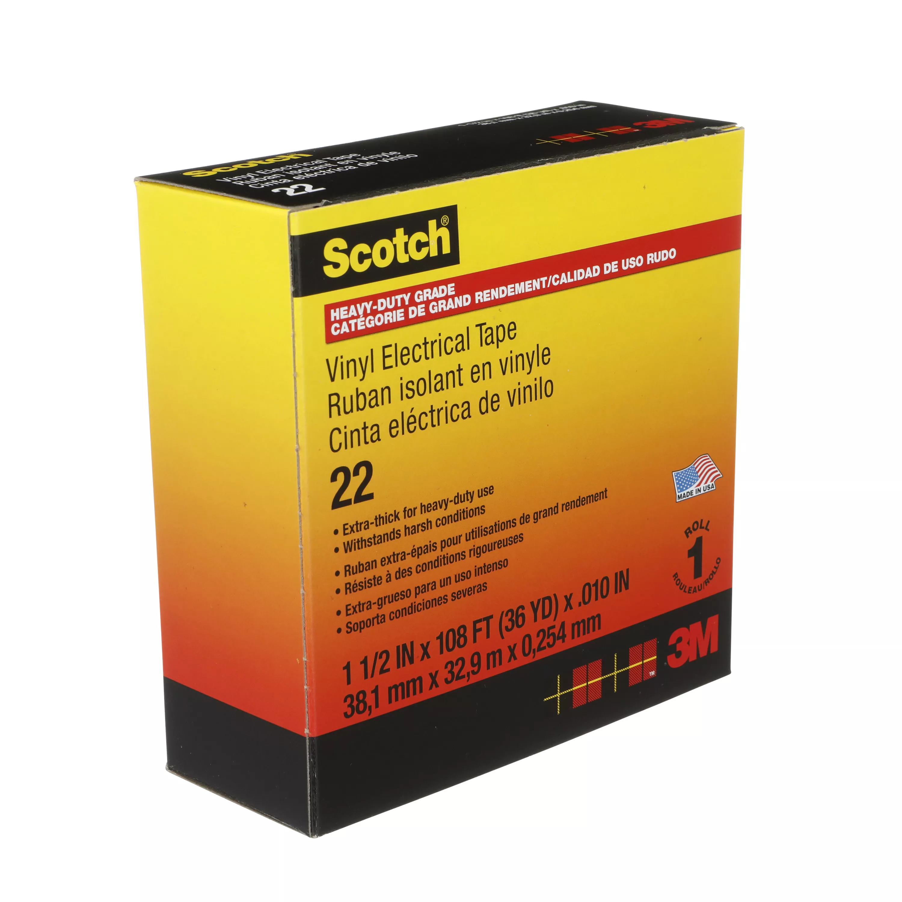 SKU 7000031345 | Scotch® Vinyl Electrical Tape 22