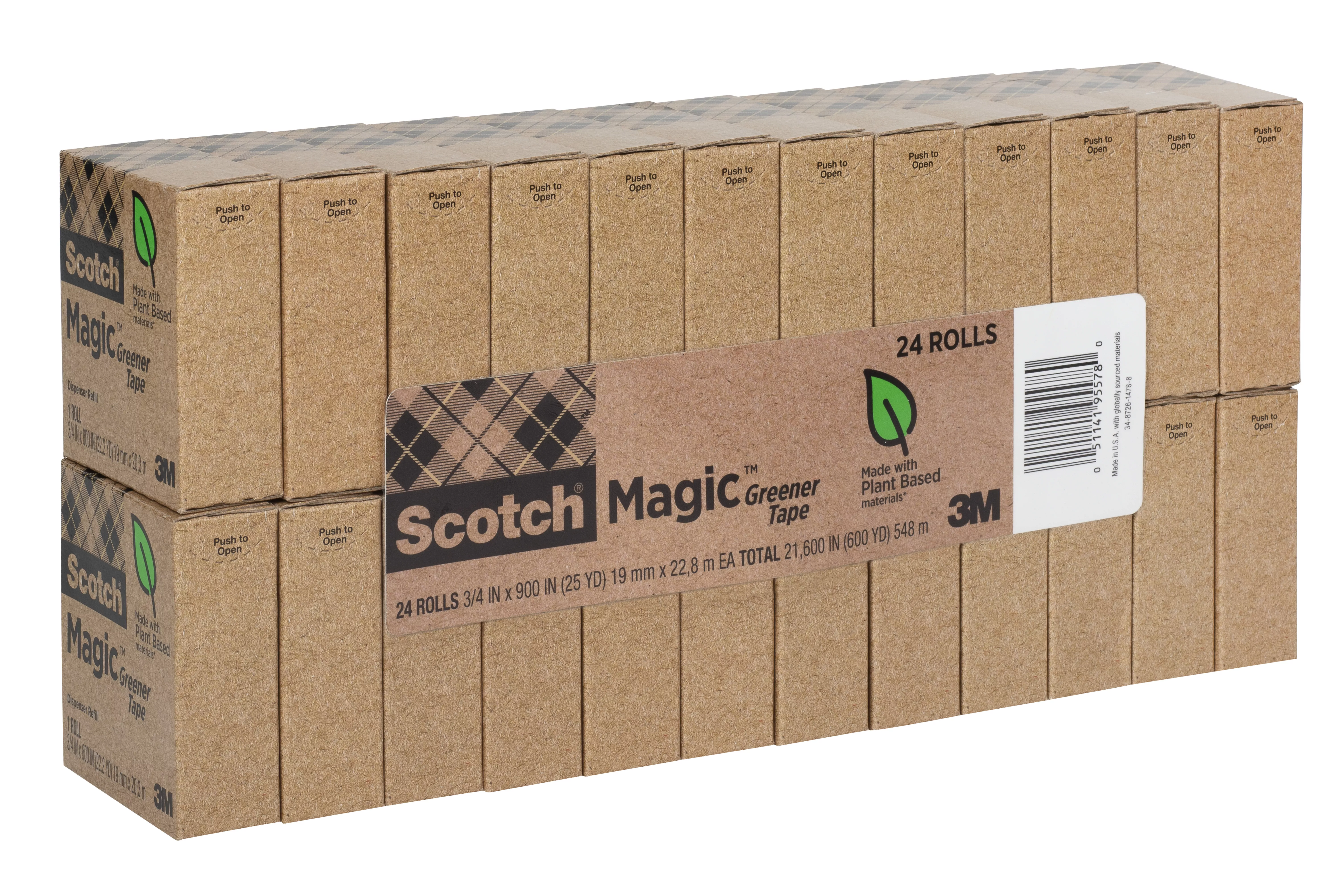 SKU 7010311650 | Scotch® Magic™ Greener Tape 812-24P