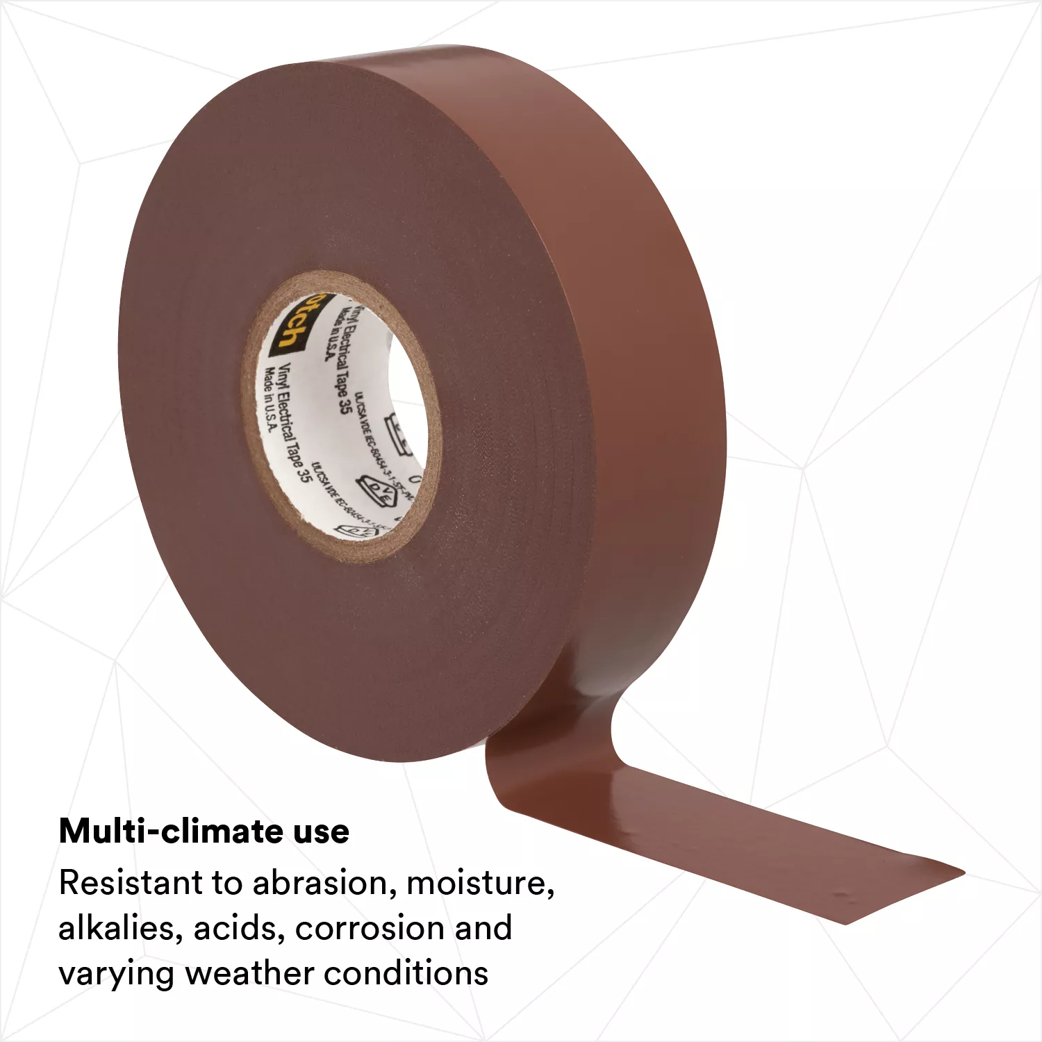 SKU 7000031580 | Scotch® Vinyl Color Coding Electrical Tape 35