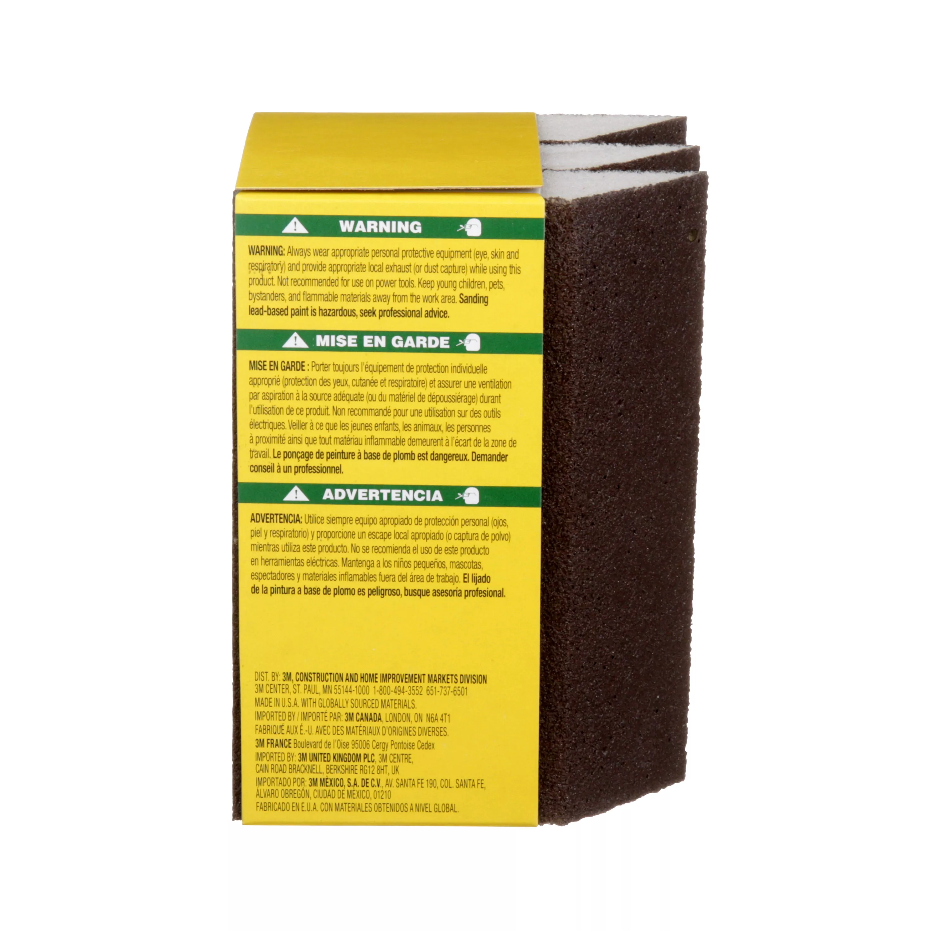 SKU 7100175194 | 3M™ General Purpose Sanding Sponge CP040-3PK