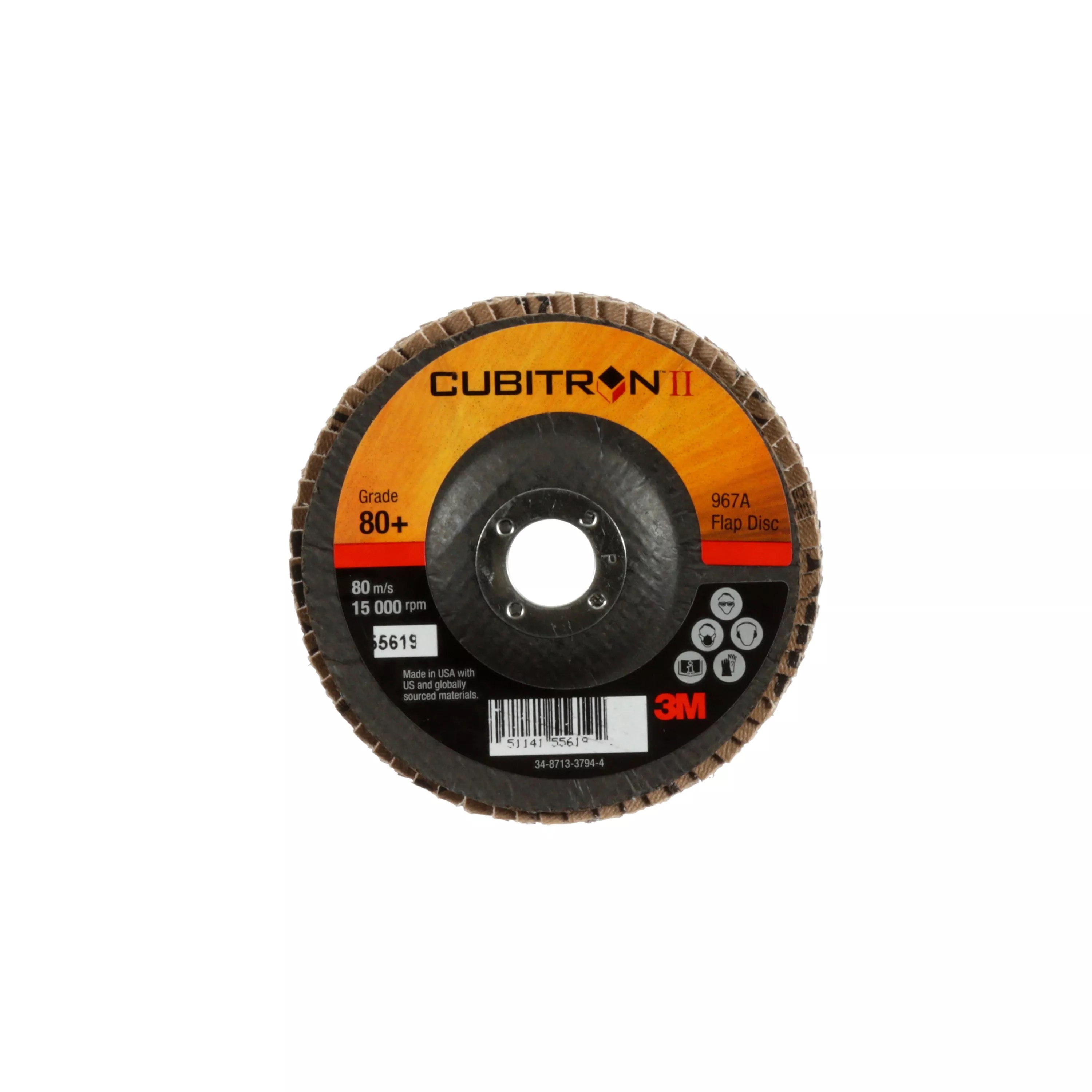 Product Number 967A | 3M™ Cubitron™ II Flap Disc 967A