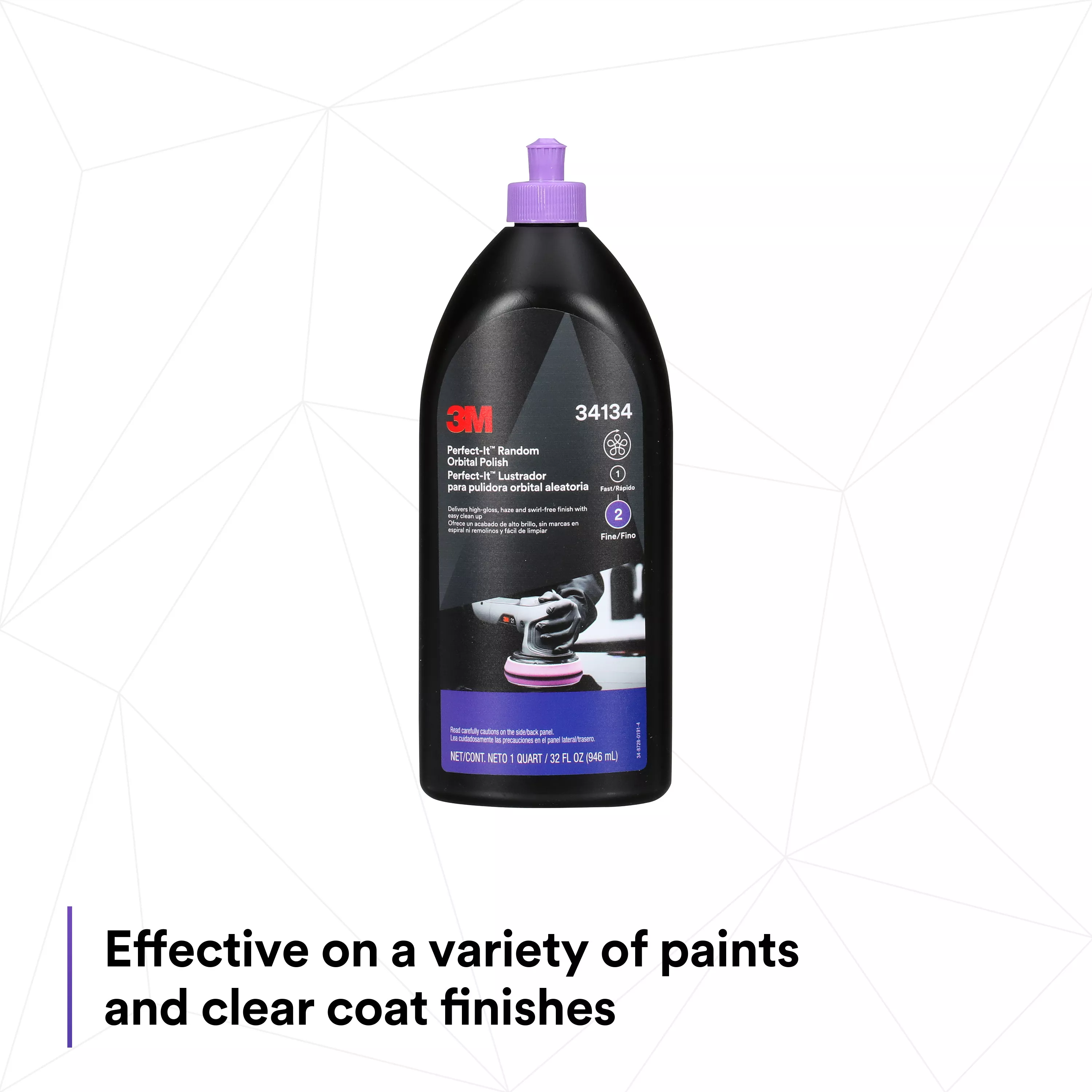 Product Number 34134 | 3M™ Perfect-It™ Random Orbital Polish 34134