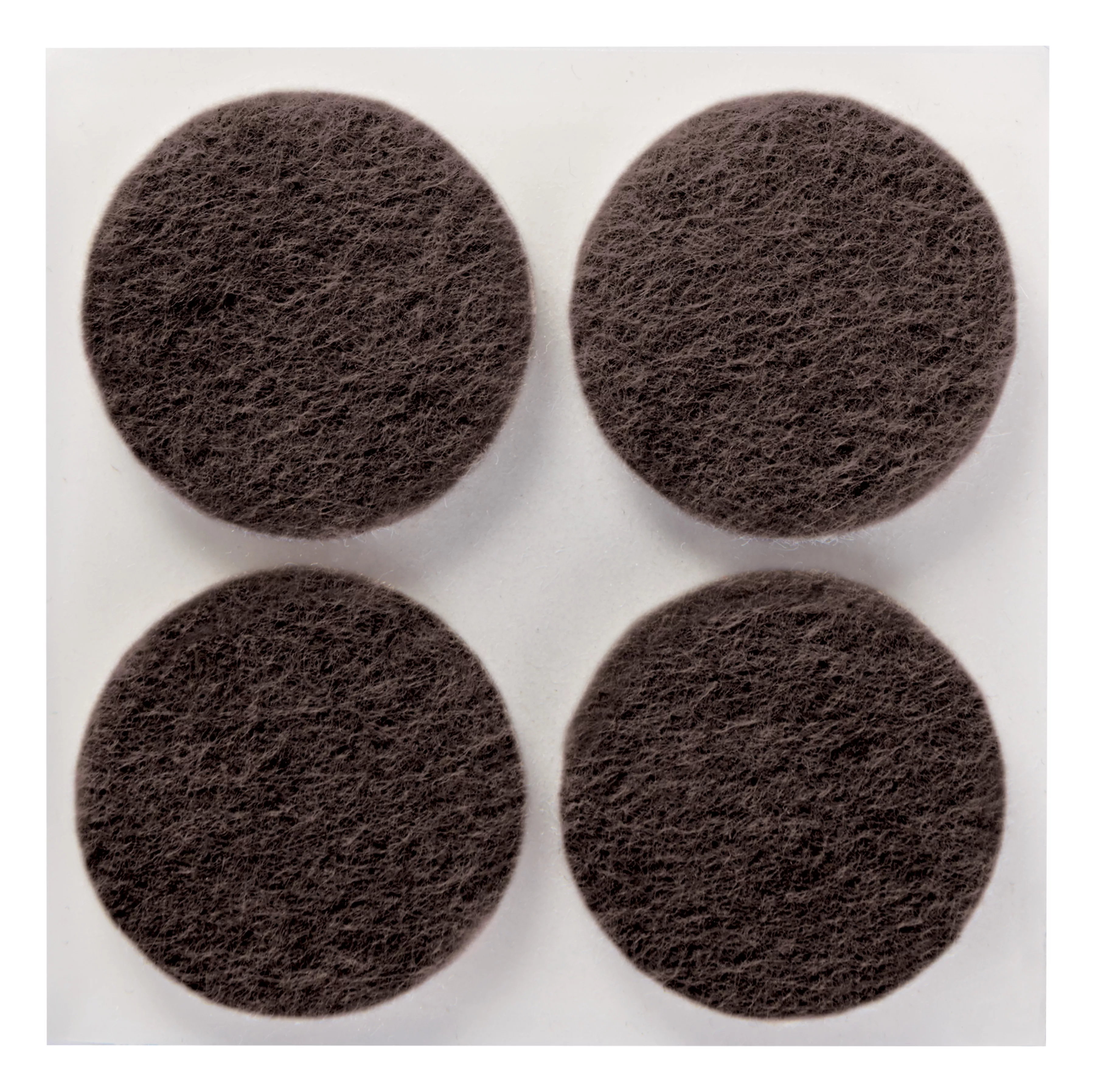 Scotch™ Round Felt Pads SP823-NA, Brown, 1.5 in, 12/pk