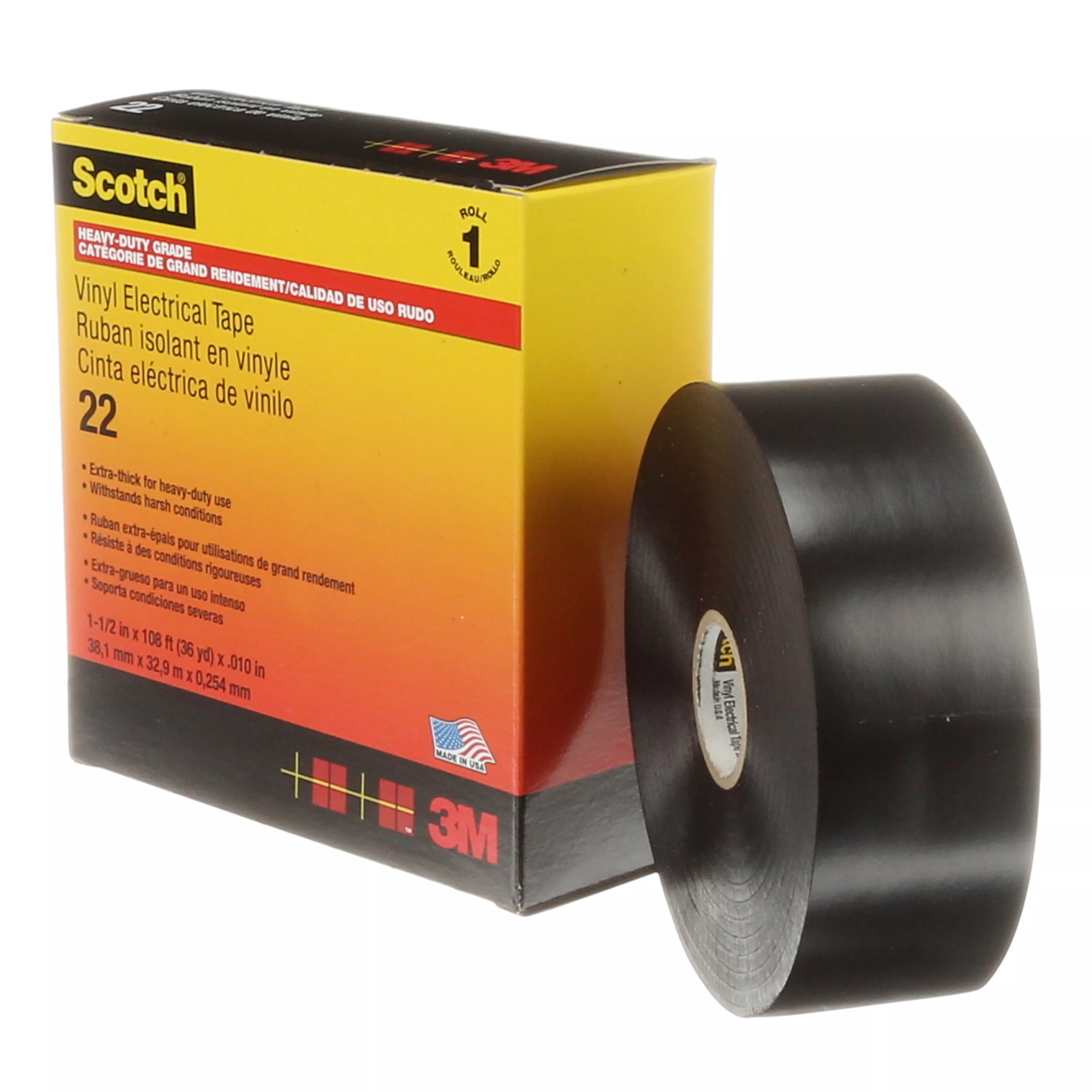 SKU 7000031345 | Scotch® Vinyl Electrical Tape 22