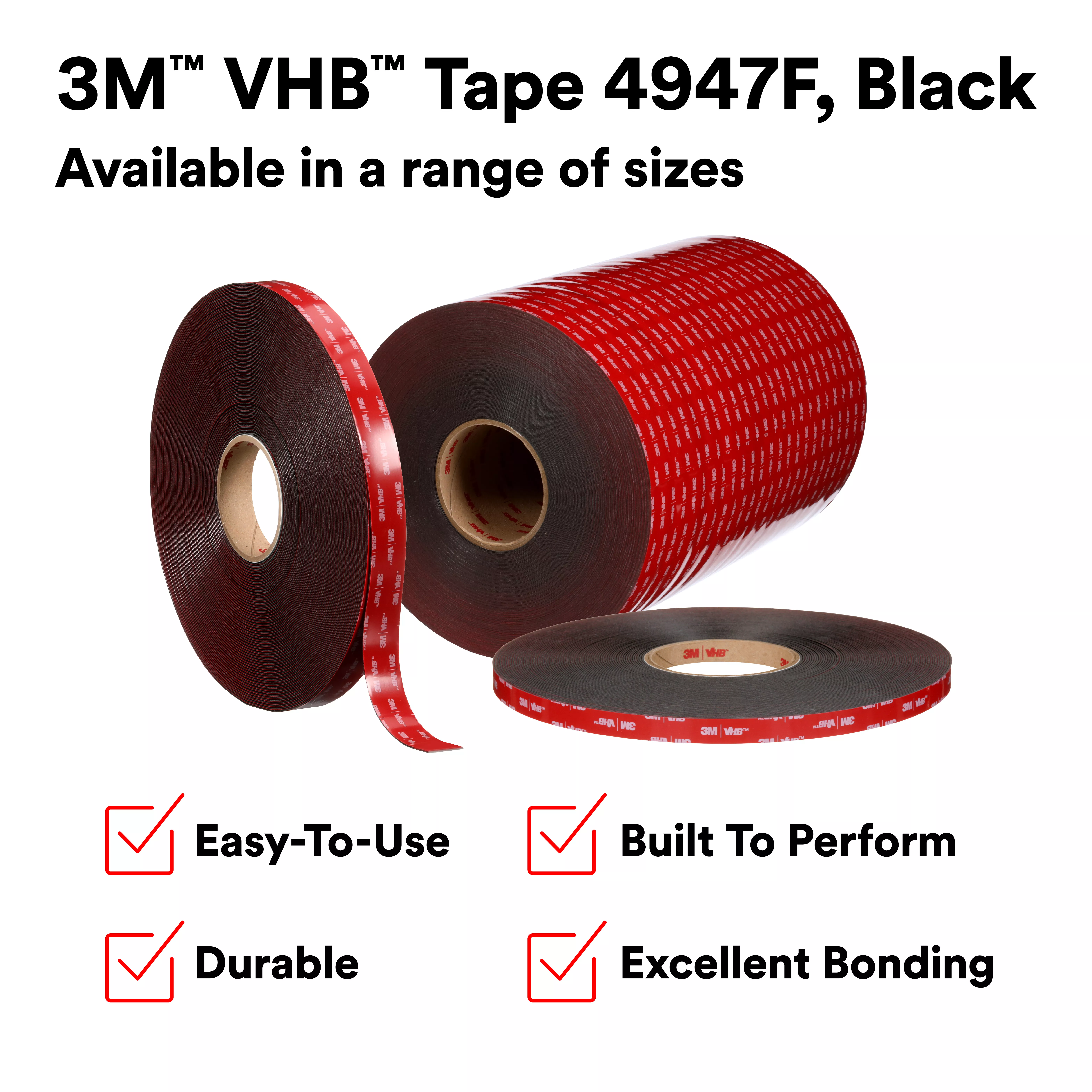 SKU 7100146018 | 3M™ VHB™ Tape 4947F