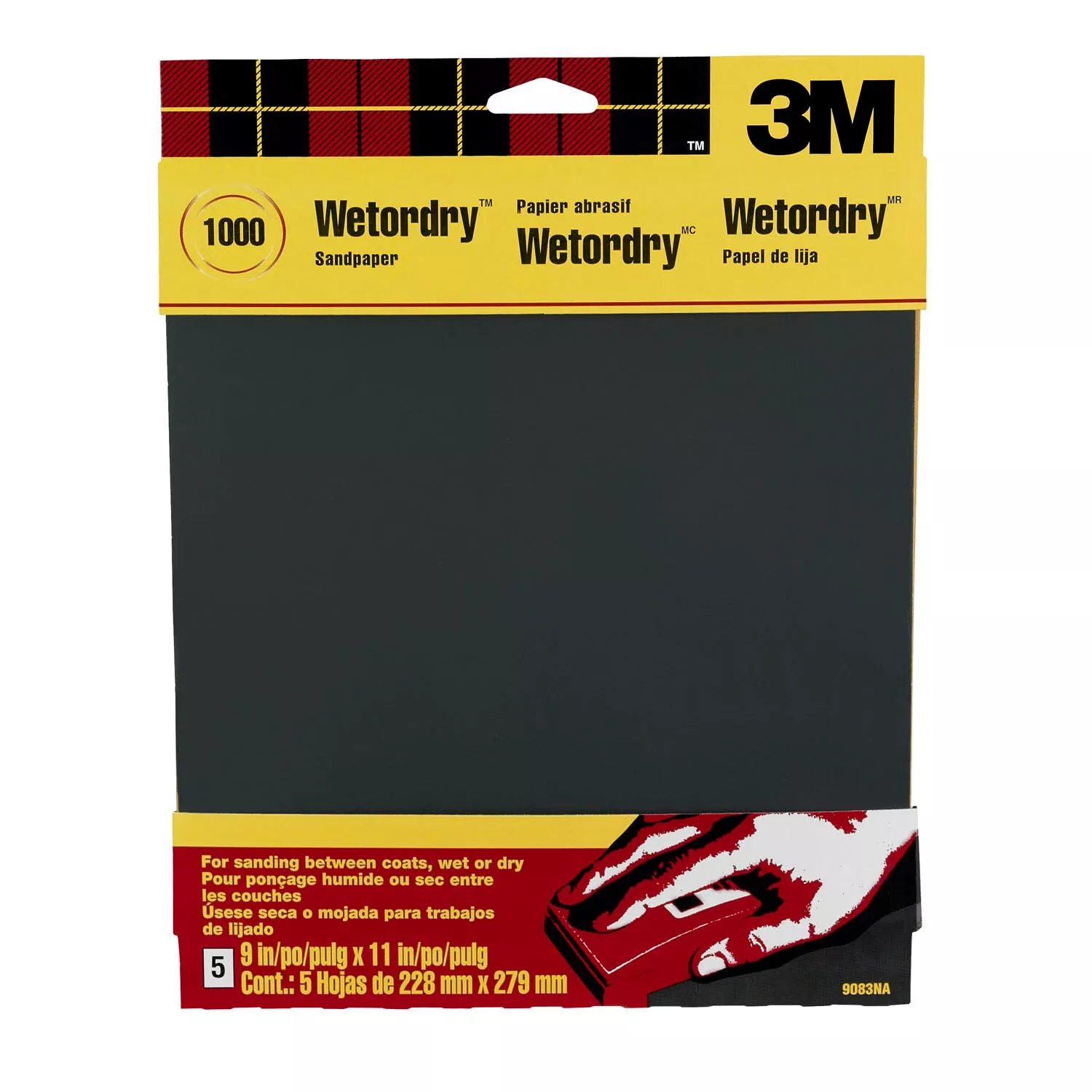 SKU 7010332423 | 3M™ Wetordry™ Sandpaper 9083NA-20