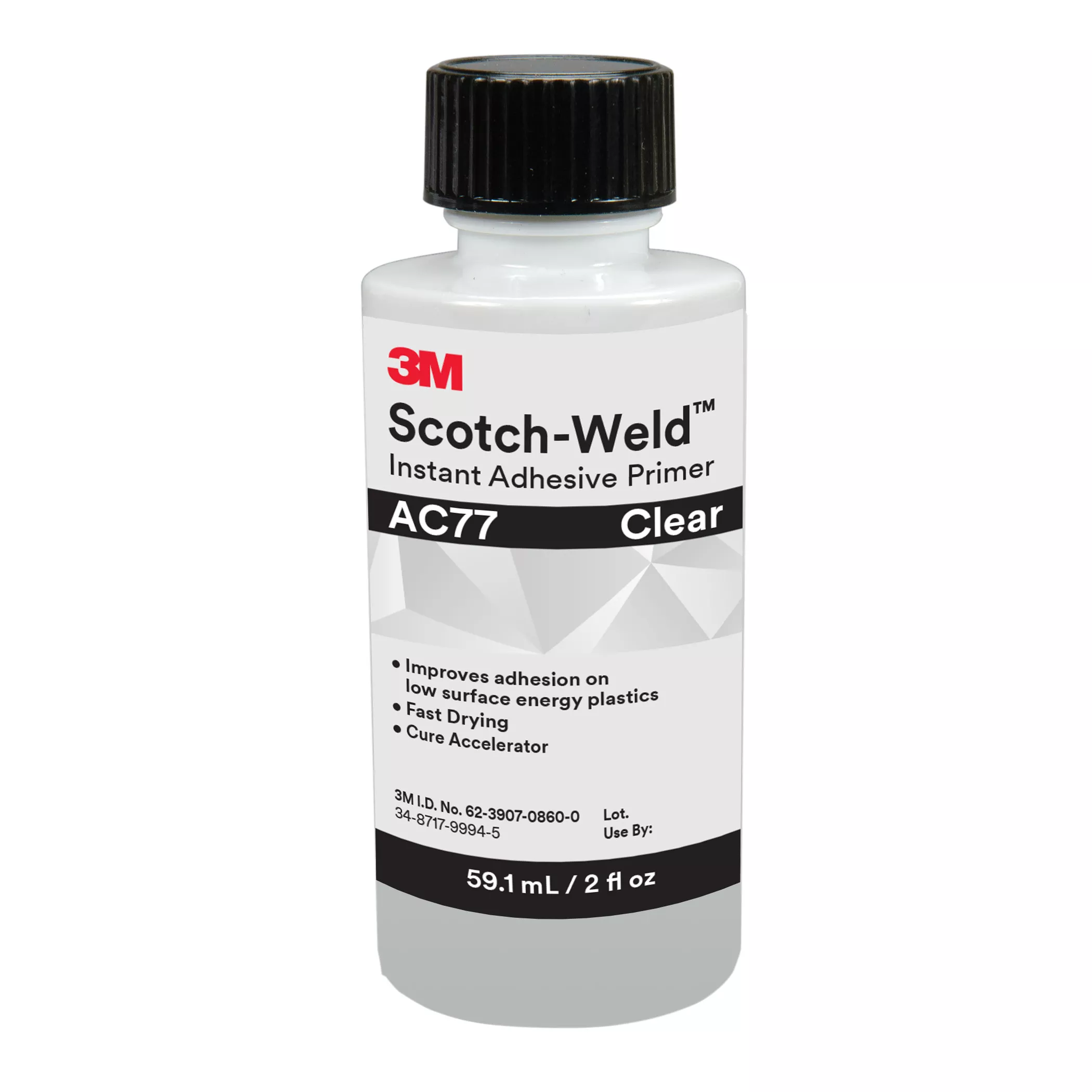 3M™ Scotch-Weld™ Instant Adhesive Primer AC77, Clear, 2 fl oz, 10
Bottles/Case