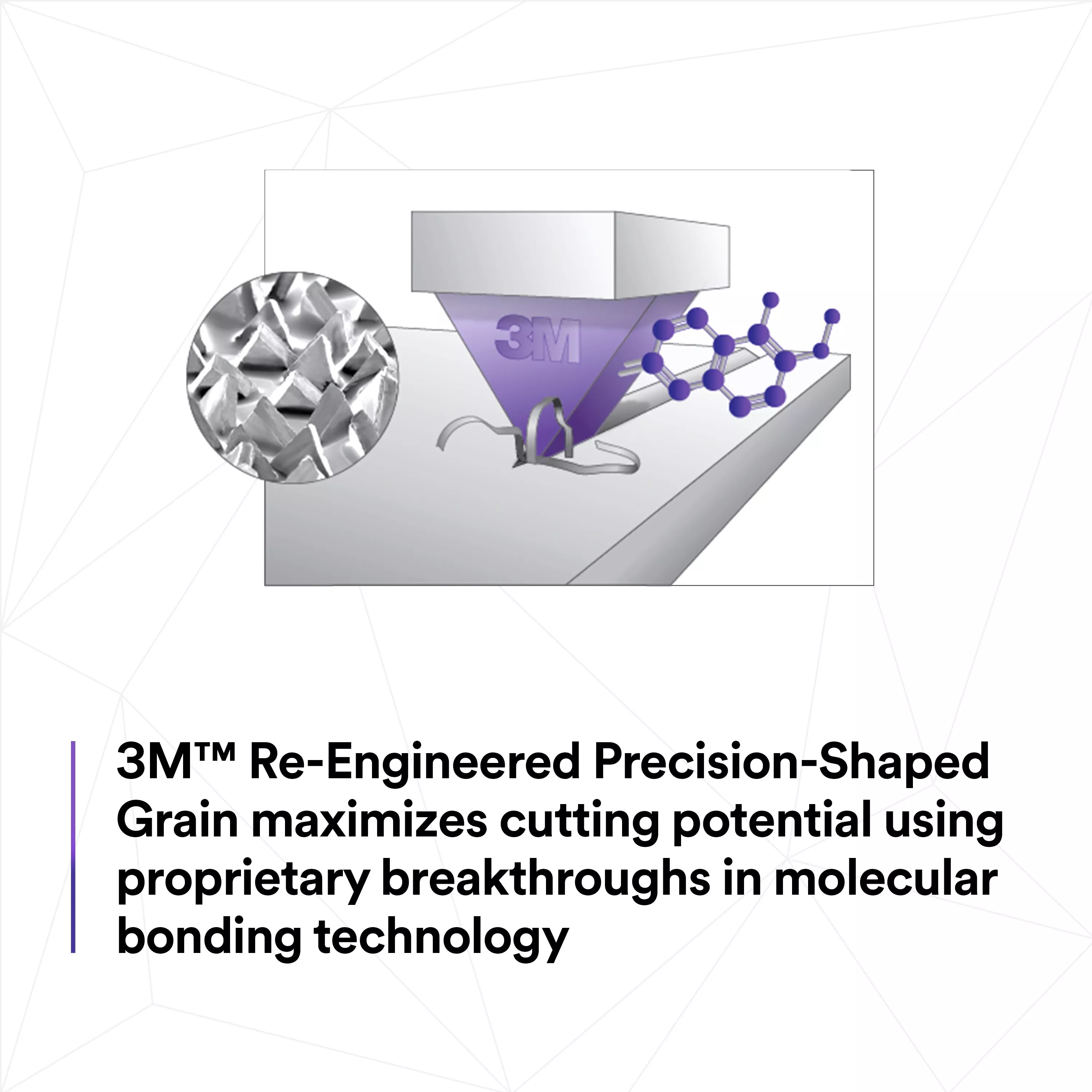 SKU 7100313760 | 3M™ Cubitron™ 3 Cut and Grind Wheel