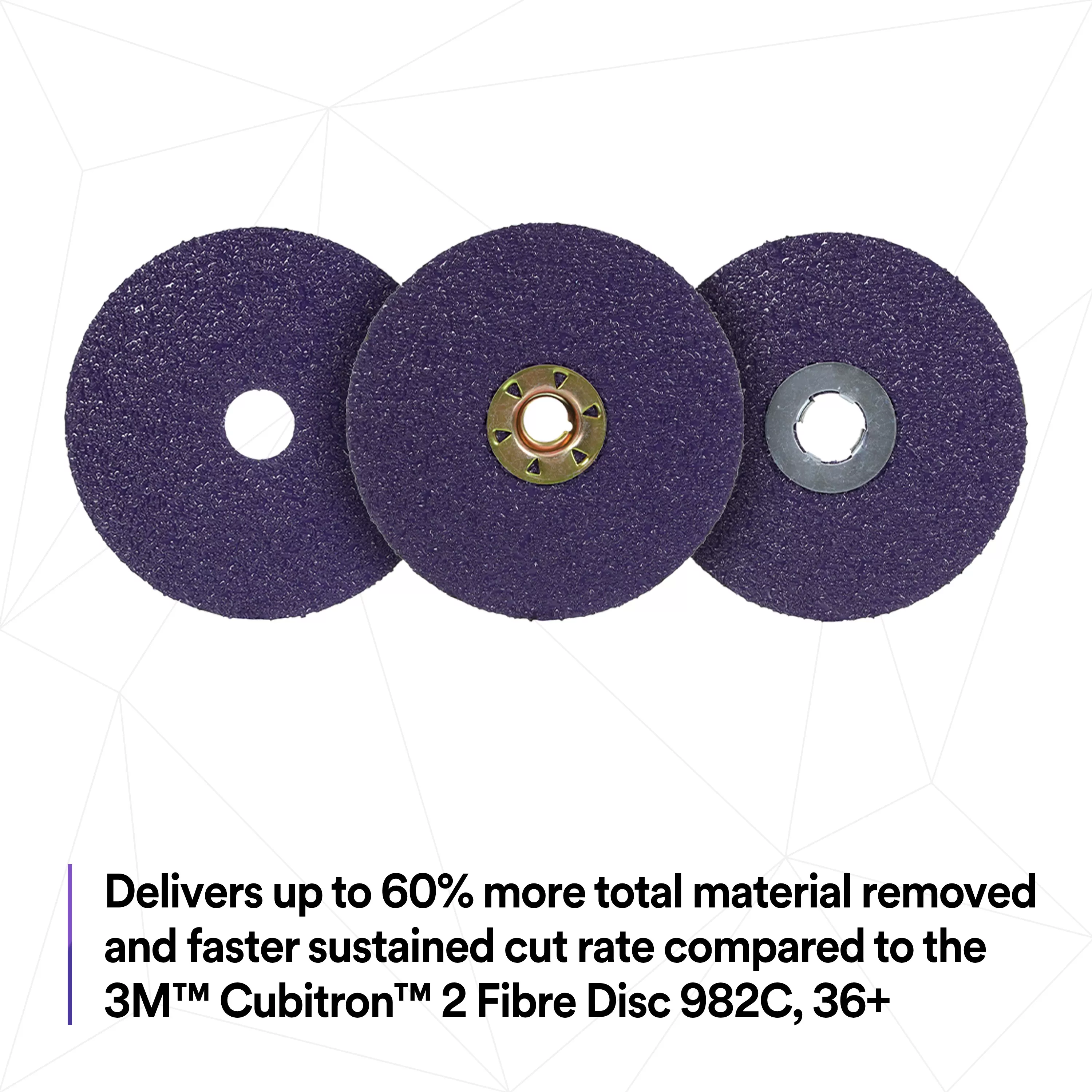 SKU 7100310727 | 3M™ Cubitron™ 3 Fibre Disc 1182C