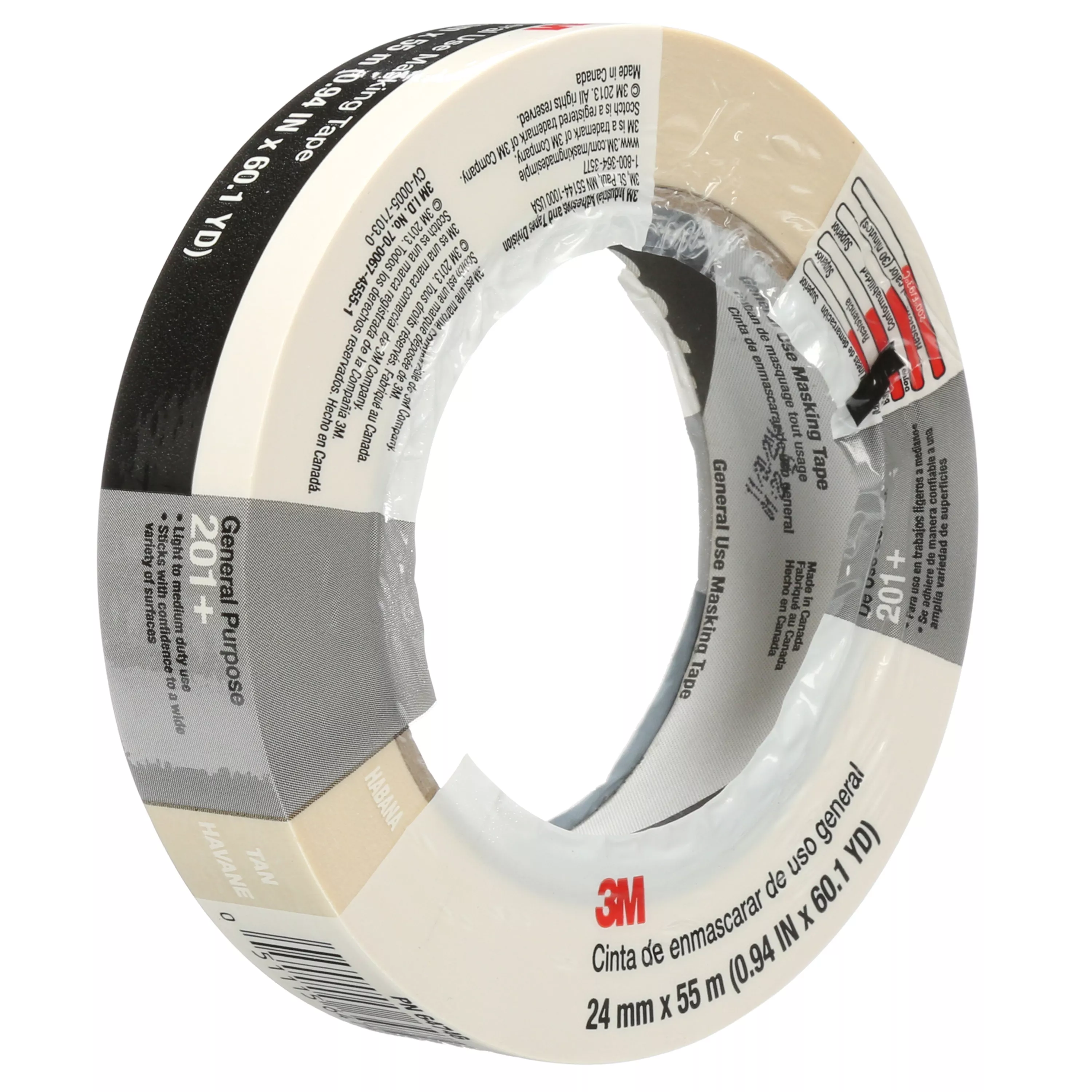 SKU 7000148416 | 3M™ General Use Masking Tape 201+