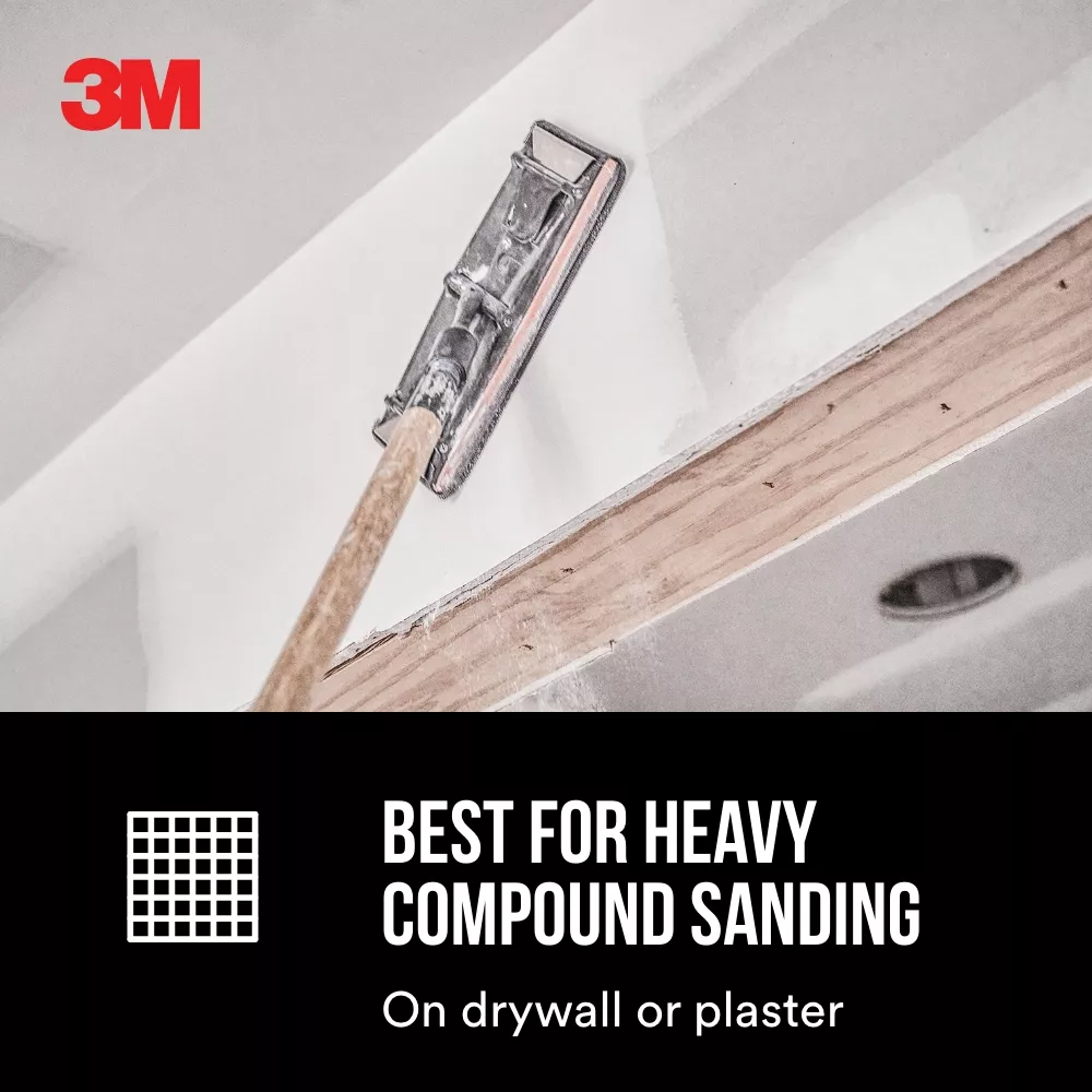 3M™ Drywall Sanding Screens 99440-5-CC, 4 3/16 in x 11 1/4 in, 100 grit, 10 screens/pk, 5 pks/cs