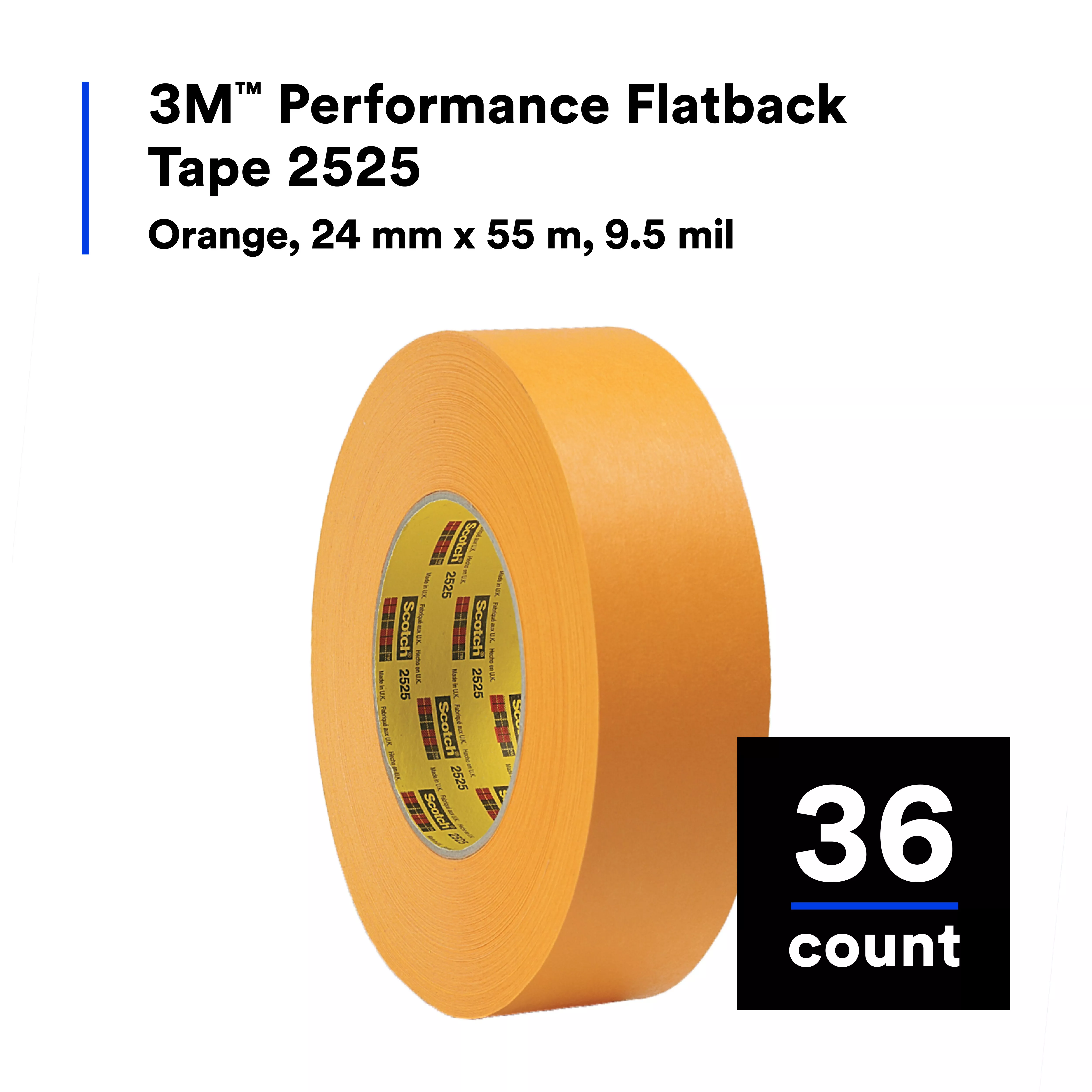 SKU 7100016326 | 3M™ Performance Flatback Tape 2525