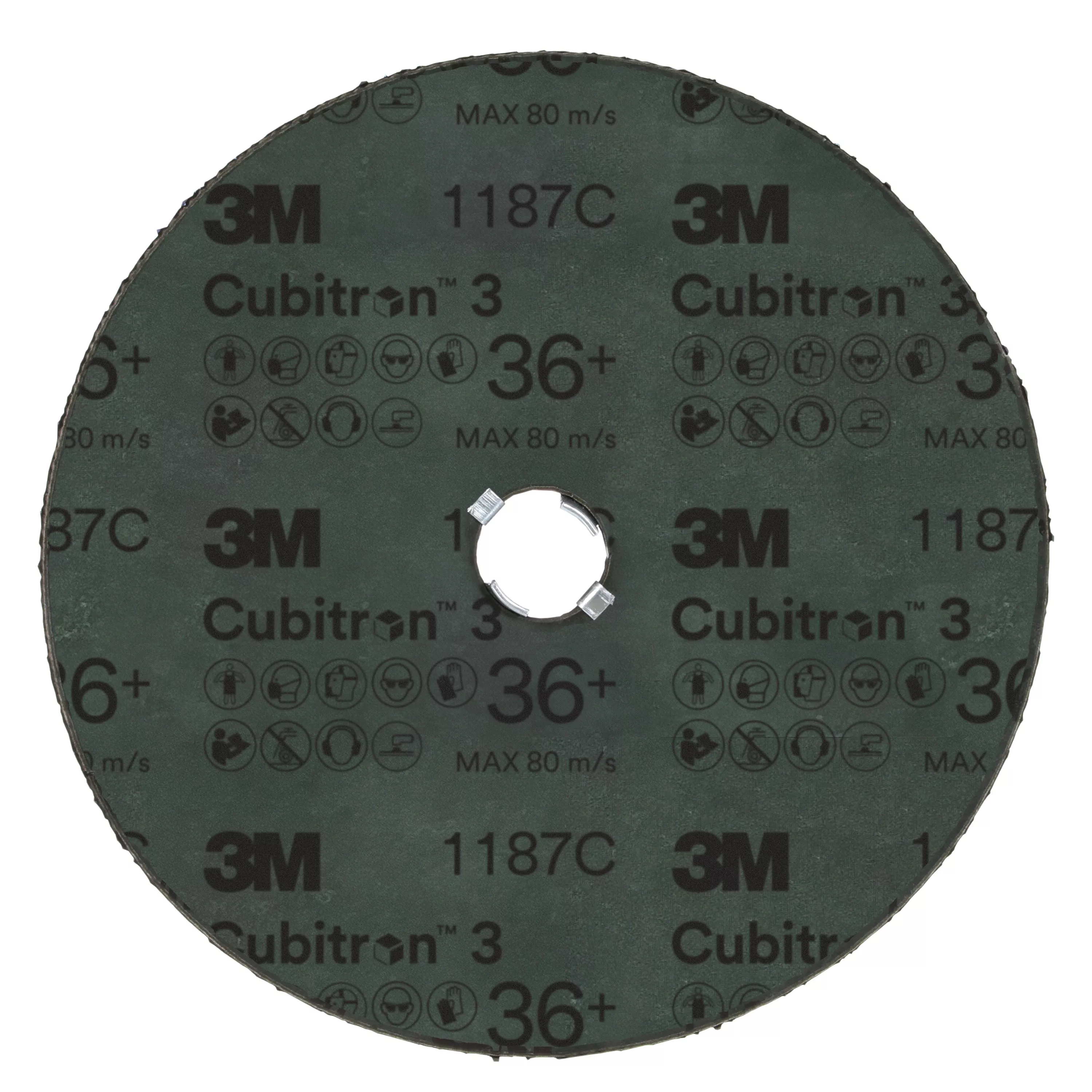 SKU 7100310803 | 3M™ Cubitron™ 3 Fibre Disc 1187C
