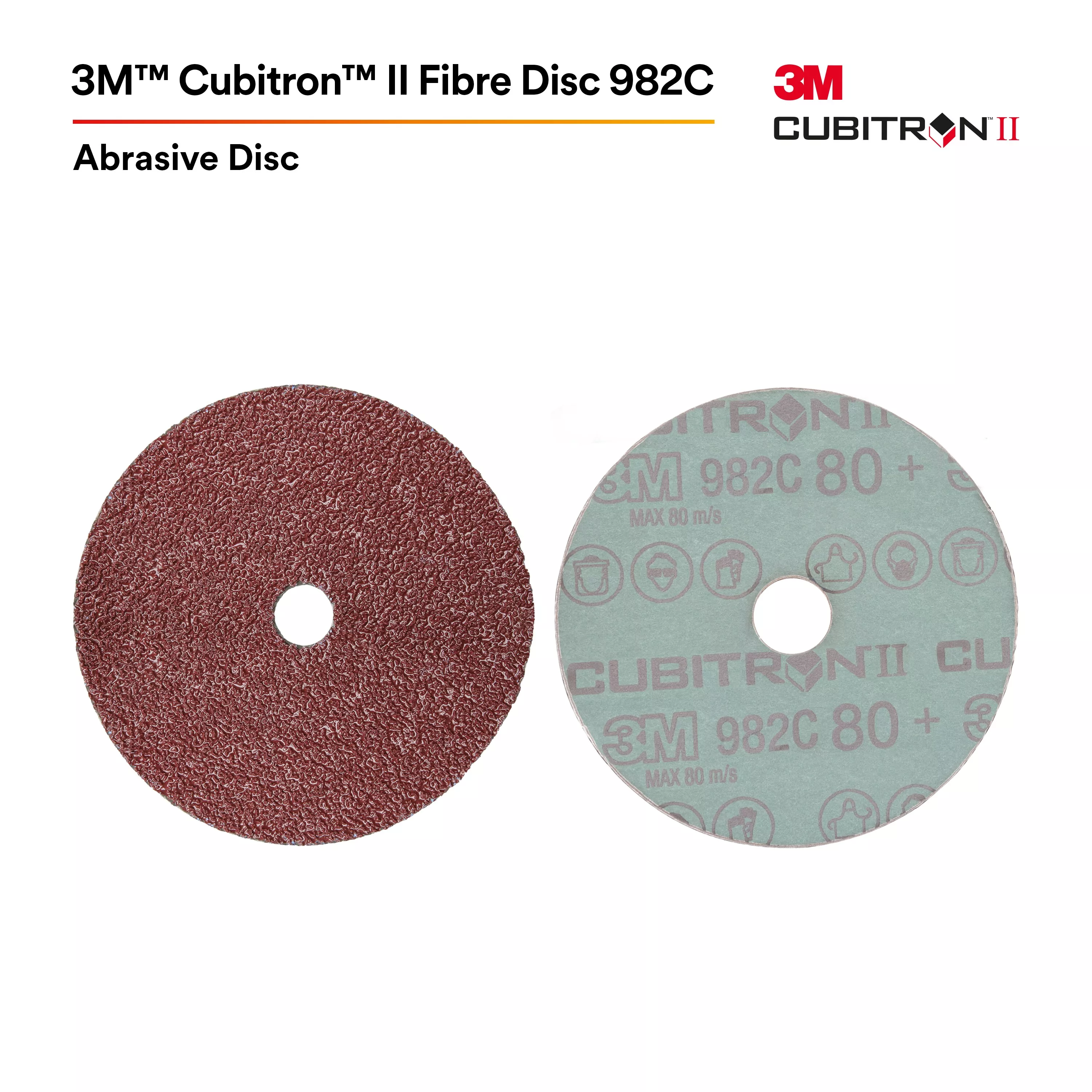 SKU 7010326612 | 3M™ Cubitron™ II Fibre Disc 982C